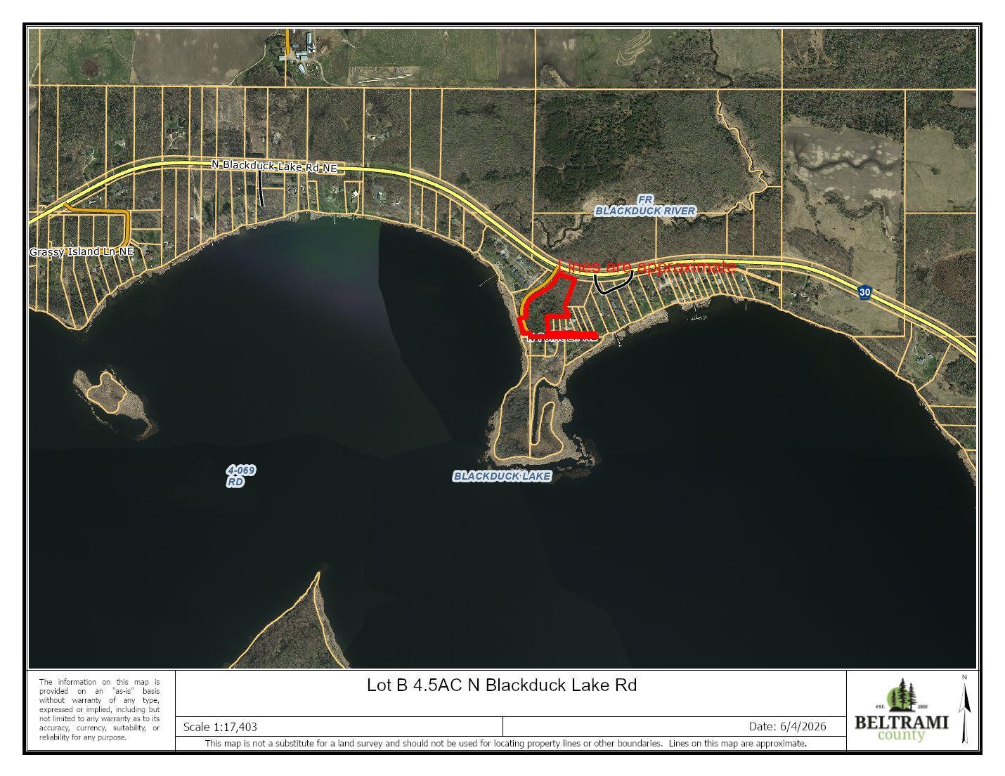 Lot B 4.5AC N Blackduck Lake Road NE, Hines MN 56647 - Photo 3 of 4