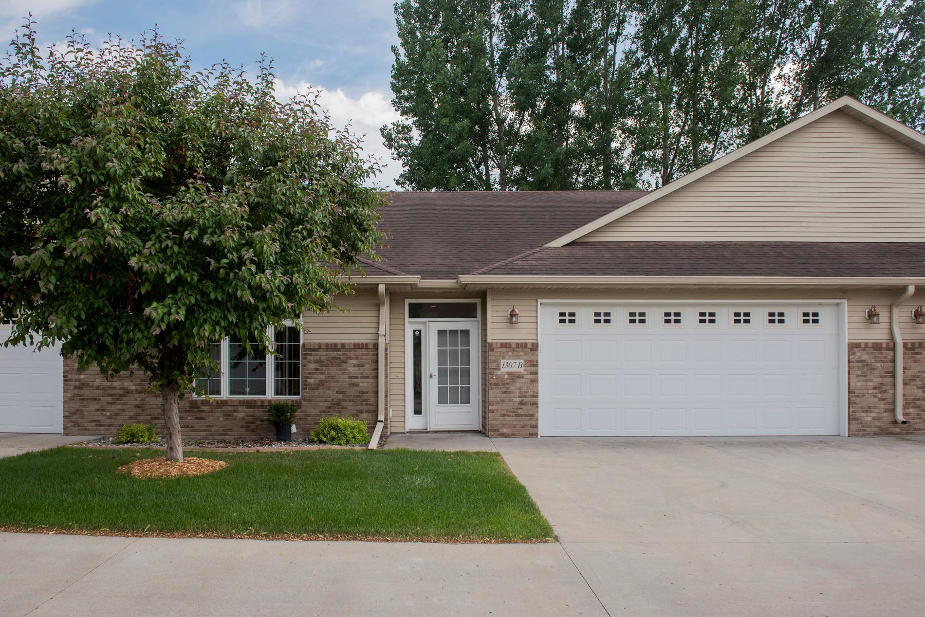 2008 townhouse for sale at 1307 2nd Street S, Unit B in Moorhead, MN — 2 bed, 2 bath