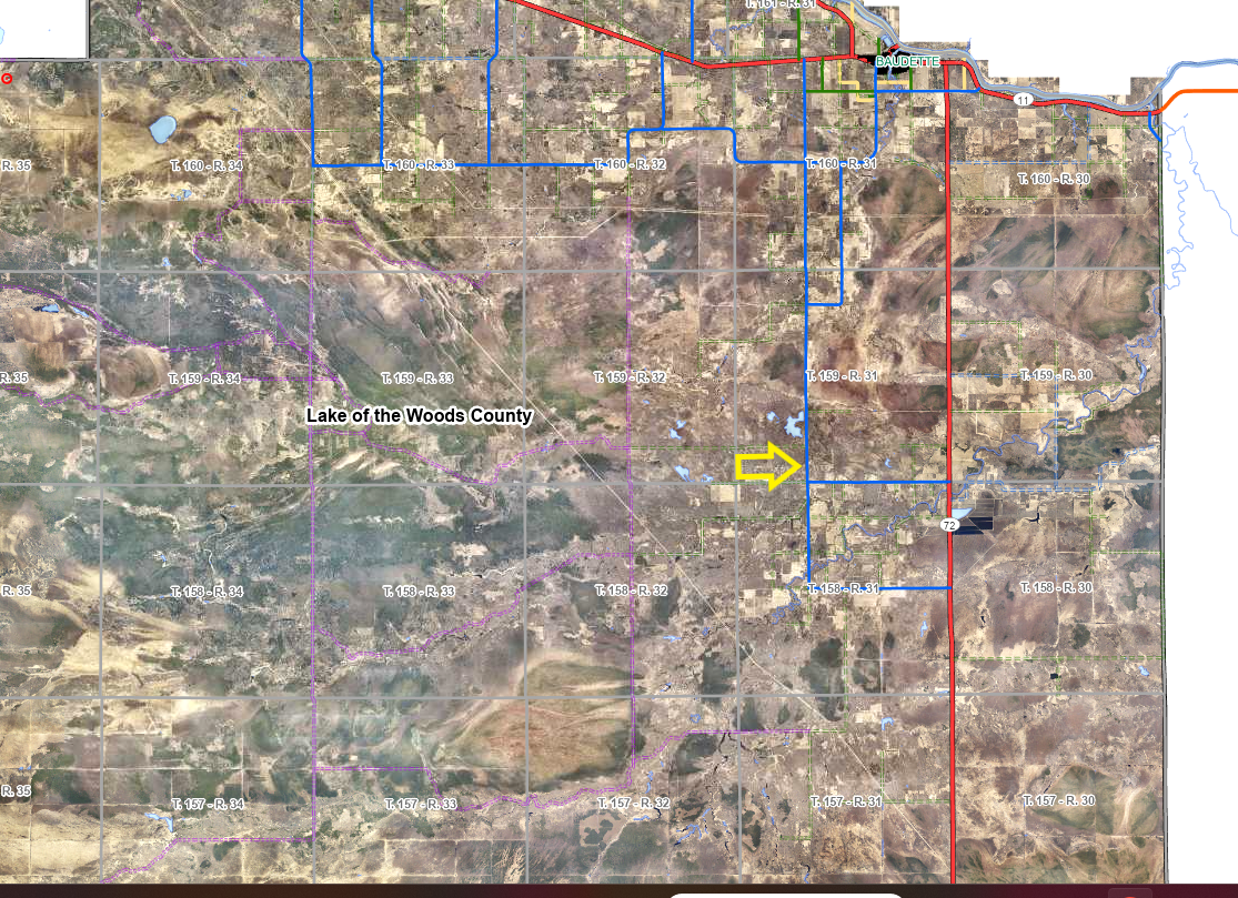 land for sale at TBD Tract B County Road 1 SW in Baudette, MN (photo 3 of 3)