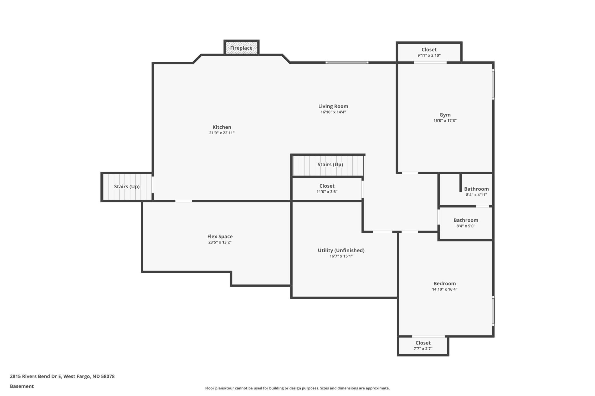 2021 single family home for sale at 2815 Rivers Bend Drive E in West Fargo, ND — 6 bed, 6 bath (photo 92 of 95)