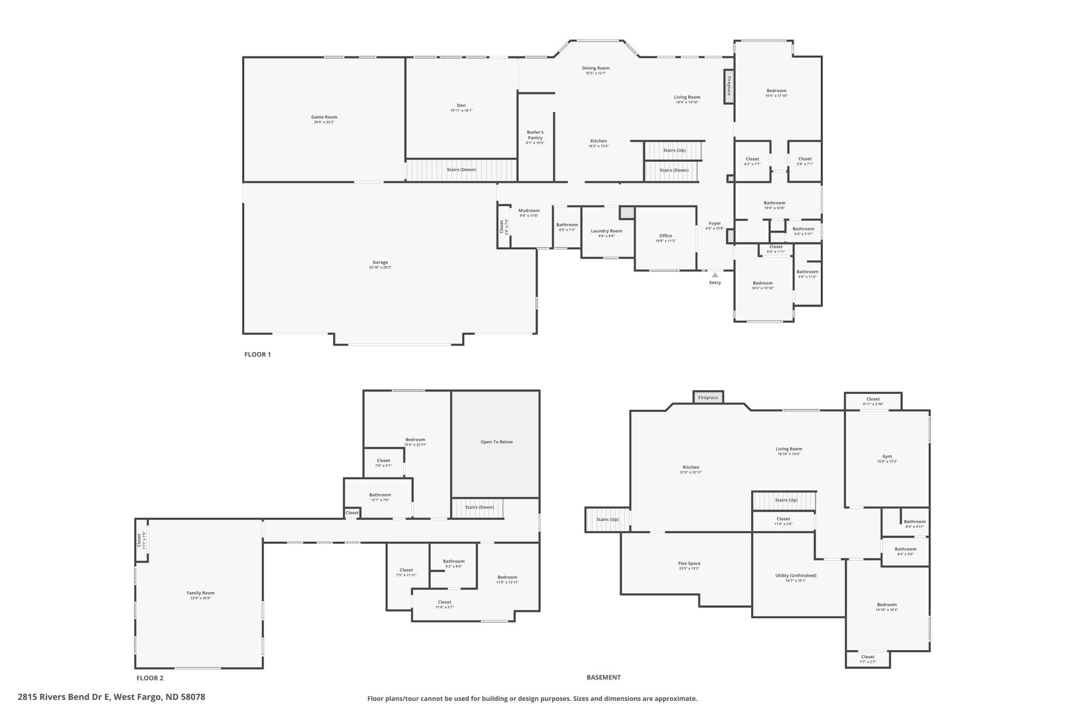 2021 single family home for sale at 2815 Rivers Bend Drive E in West Fargo, ND — 6 bed, 6 bath (photo 95 of 95)