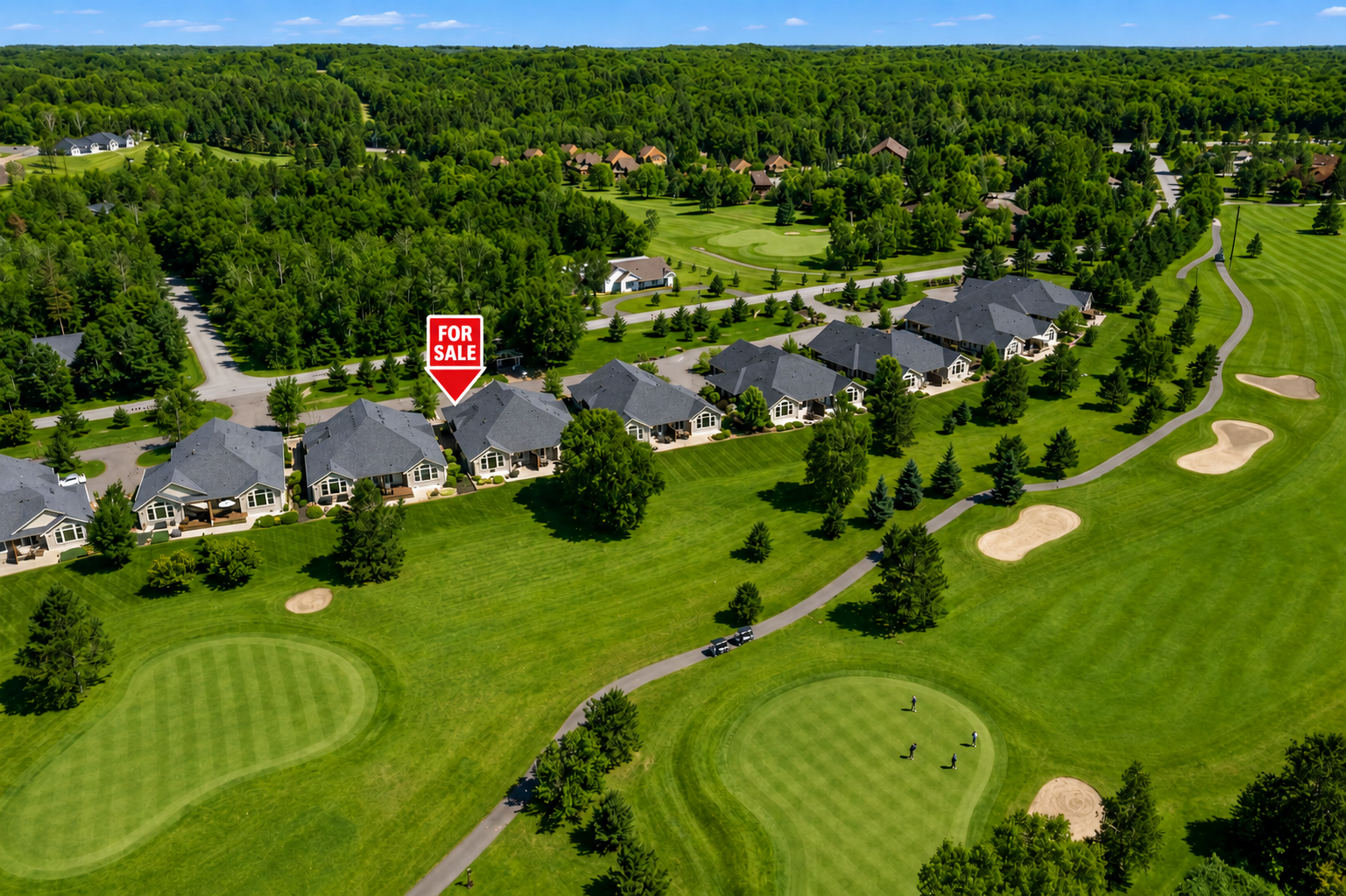 2014 townhouse for sale at 7258 Fairway Lane in Breezy Point, MN — 2 bed, 2 bath