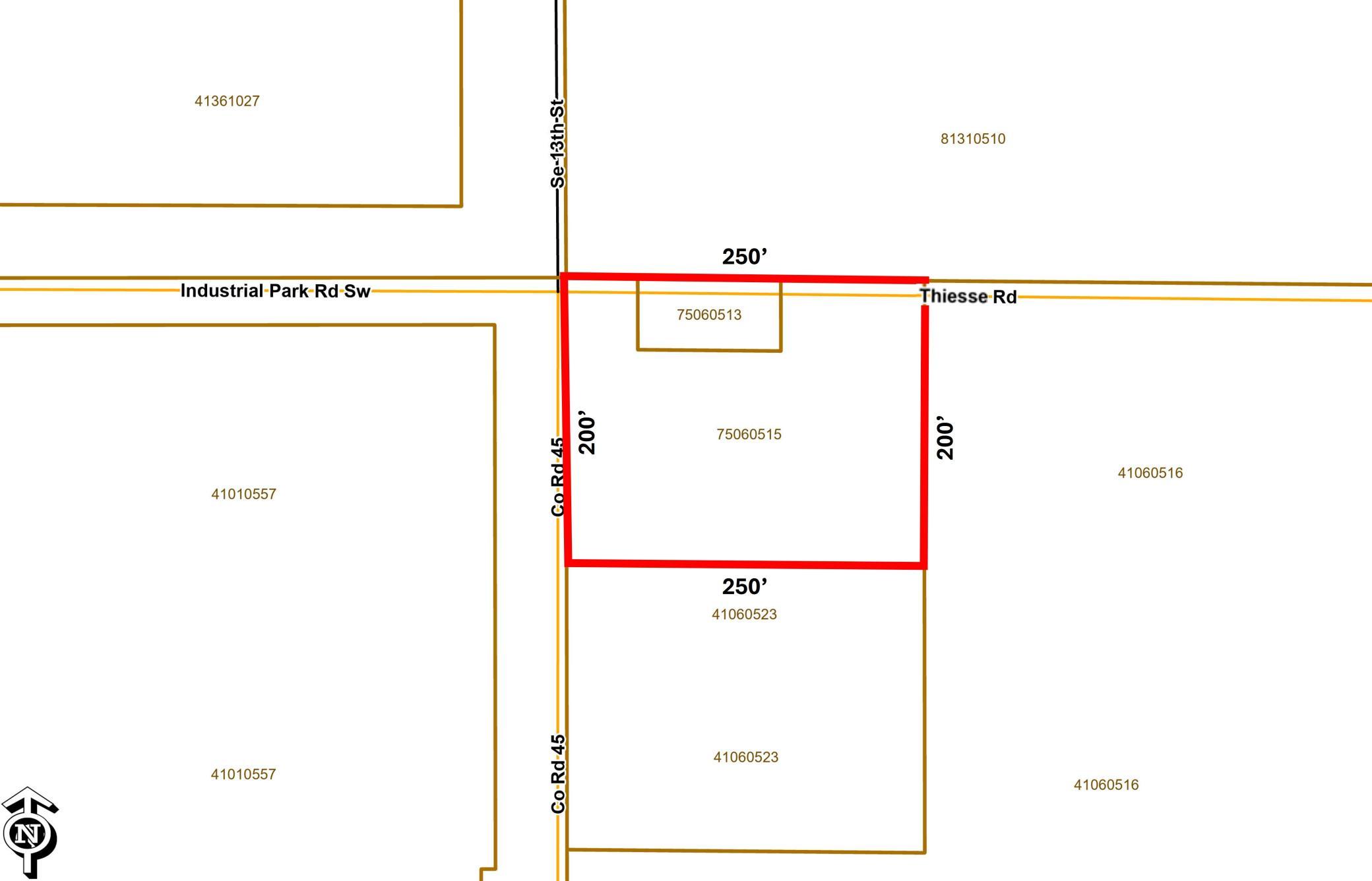 land for sale at SE Corner Thiesse Rd/CR45 in Brainerd, MN (photo 5 of 6)