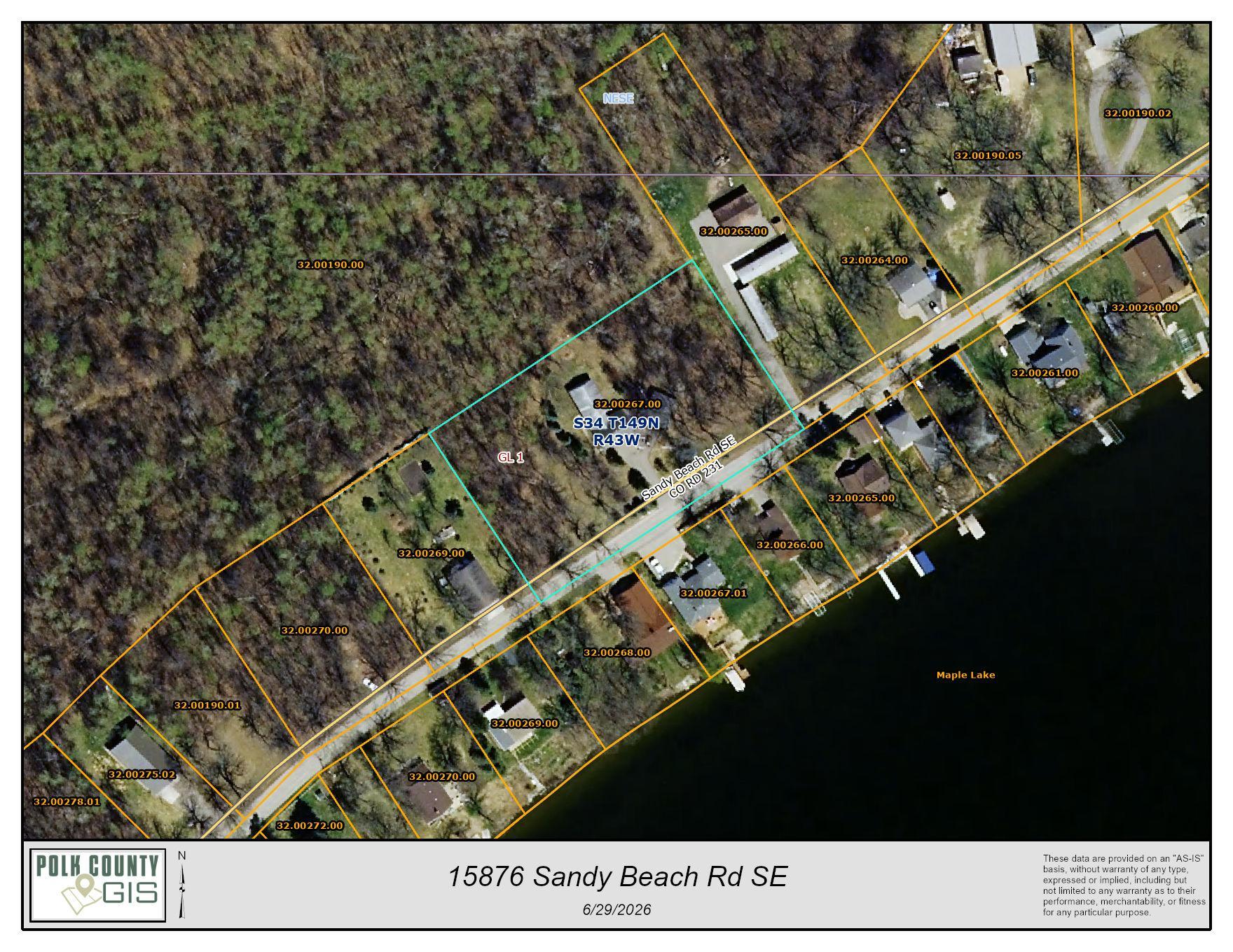 1975 single family home for sale at 15876 Sandy Beach Road SE in Mentor, MN — 2 bed, 2 bath (photo 31 of 31)