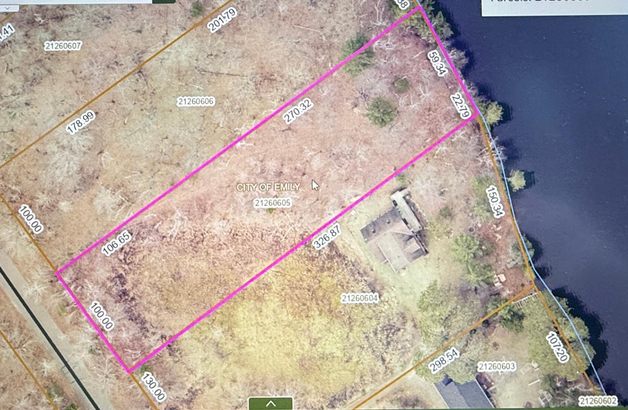 land for sale at .85 Acres Lake Mary South Shore Drive in Emily, MN
