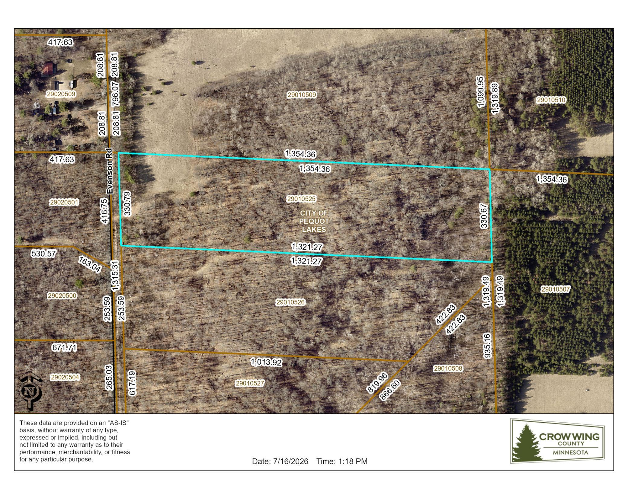 10 Acres Evenson Road, Pequot Lakes MN 56472 - Photo 4 of 4