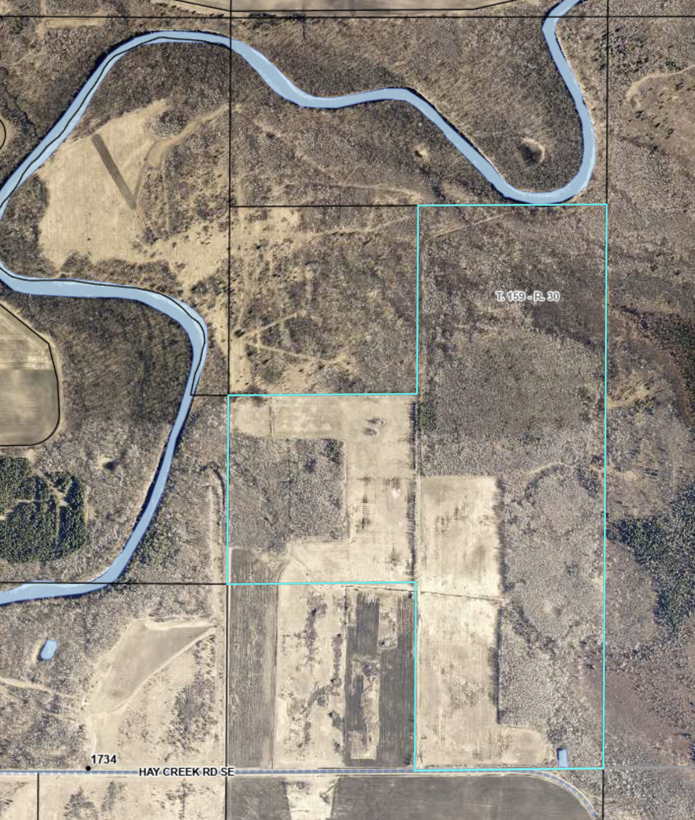 land for sale at TBD Hay Creek Road SE in Baudette, MN (photo 2 of 3)