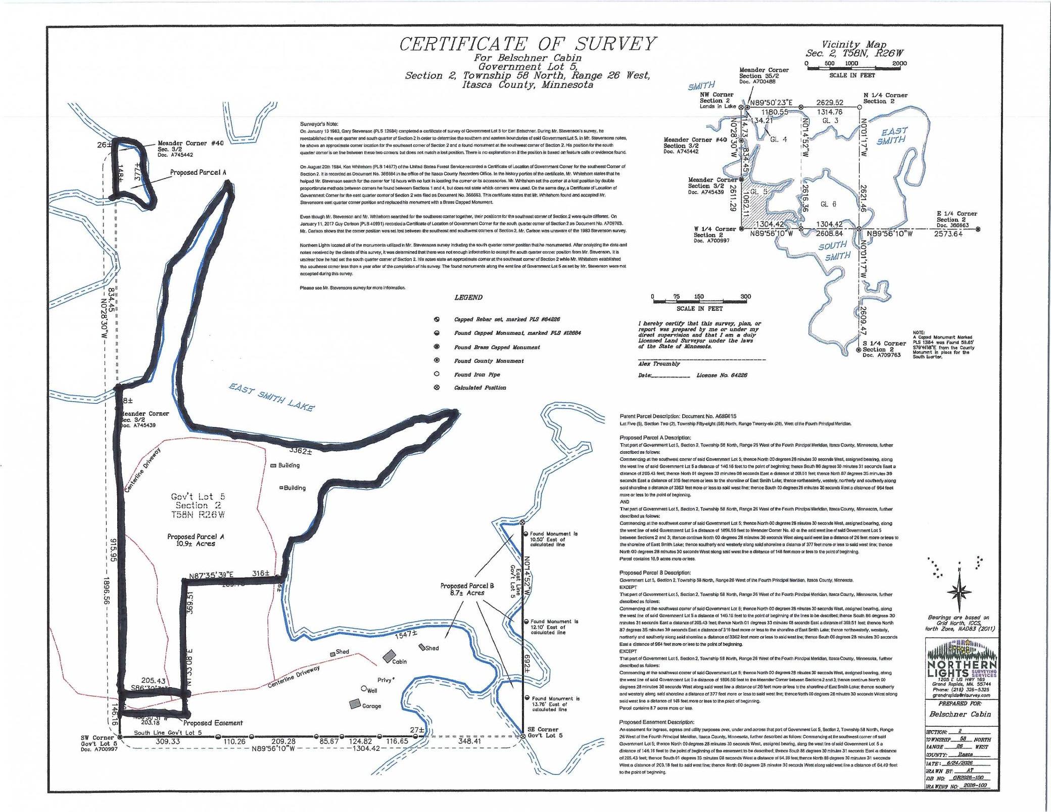 land for sale at 46xxx Smith Lake Road in Marcell, MN (photo 5 of 15)