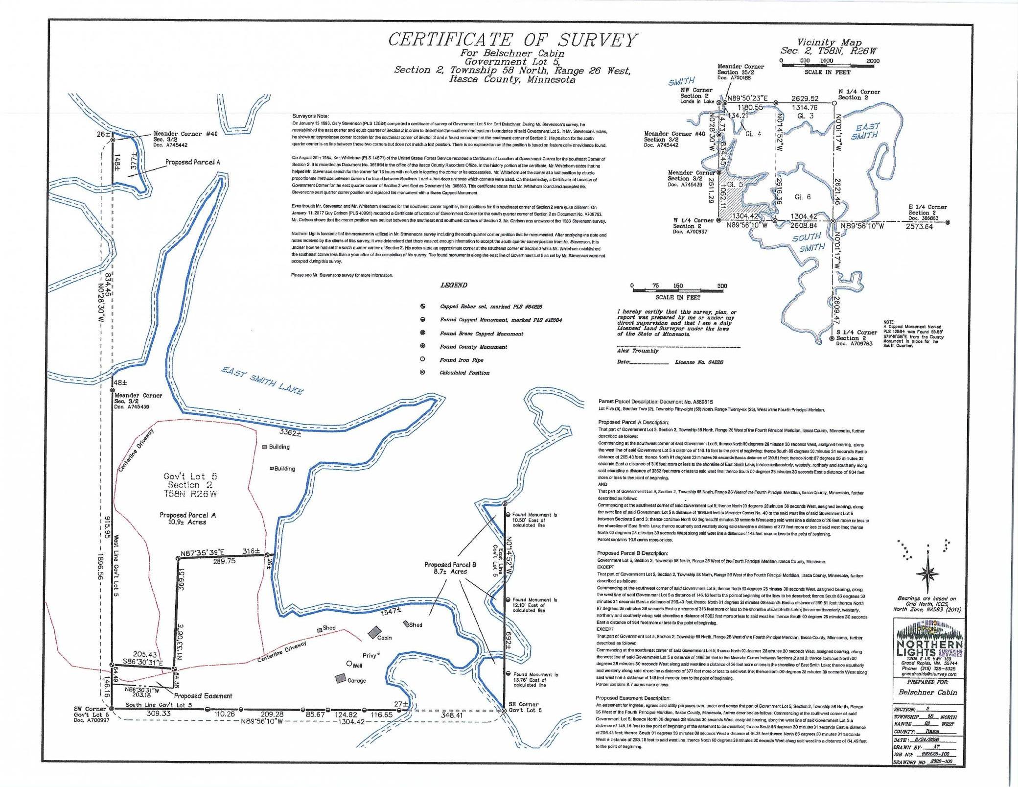 land for sale at 46xxx Smith Lake Road in Marcell, MN (photo 6 of 15)