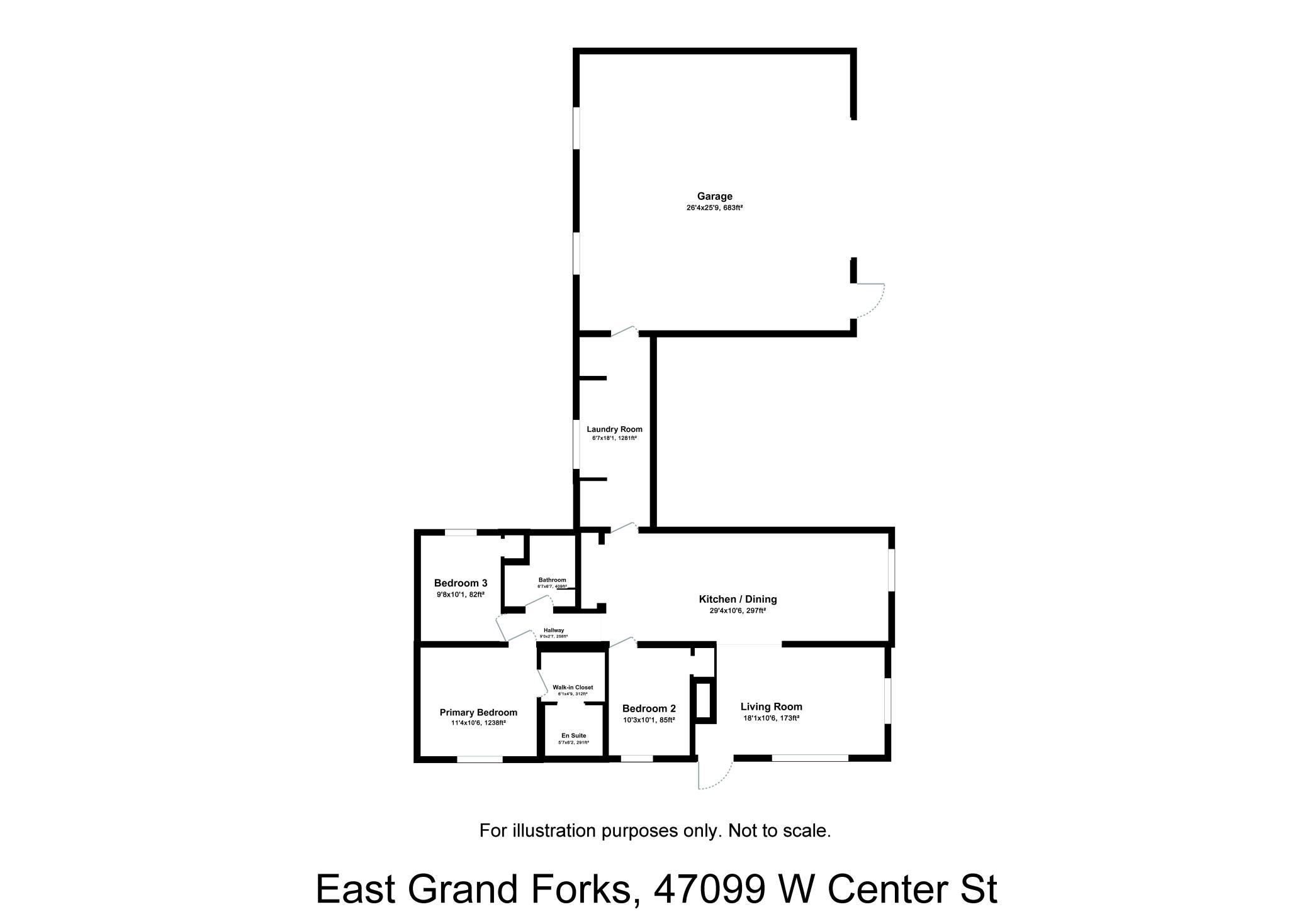 1980 single family home for sale at 47099 Center Street W in East Grand Forks, MN — 3 bed, 2 bath (photo 20 of 20)