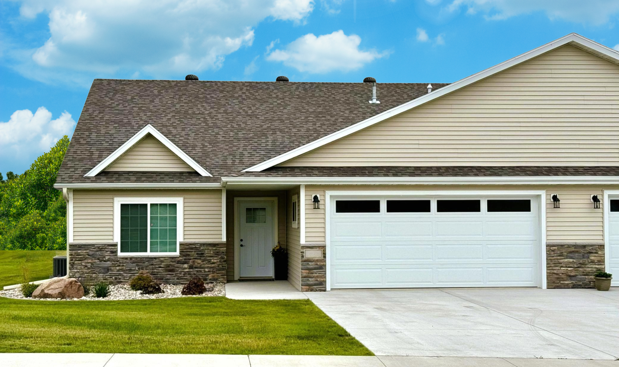 2025 twin home for sale at 1416 Campus Drive in Fergus Falls, MN — 3 bed, 2 bath