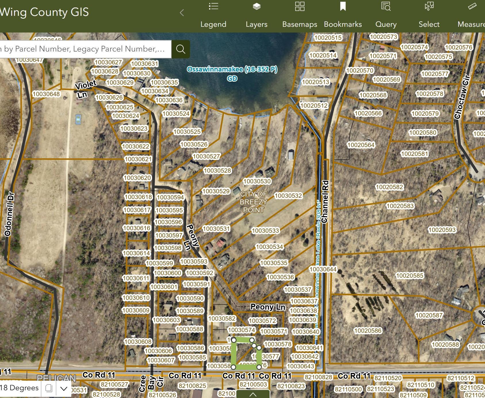 land for sale at TBD Peony Lane in Breezy Point, MN (photo 2 of 6)