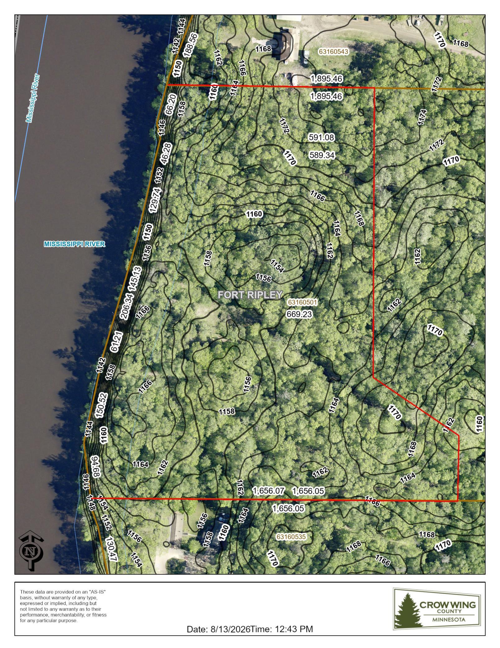 1997 land for sale at 8 Acres Mississippi River Front TBD Bedow Road in Fort Ripley, MN (photo 14 of 25)