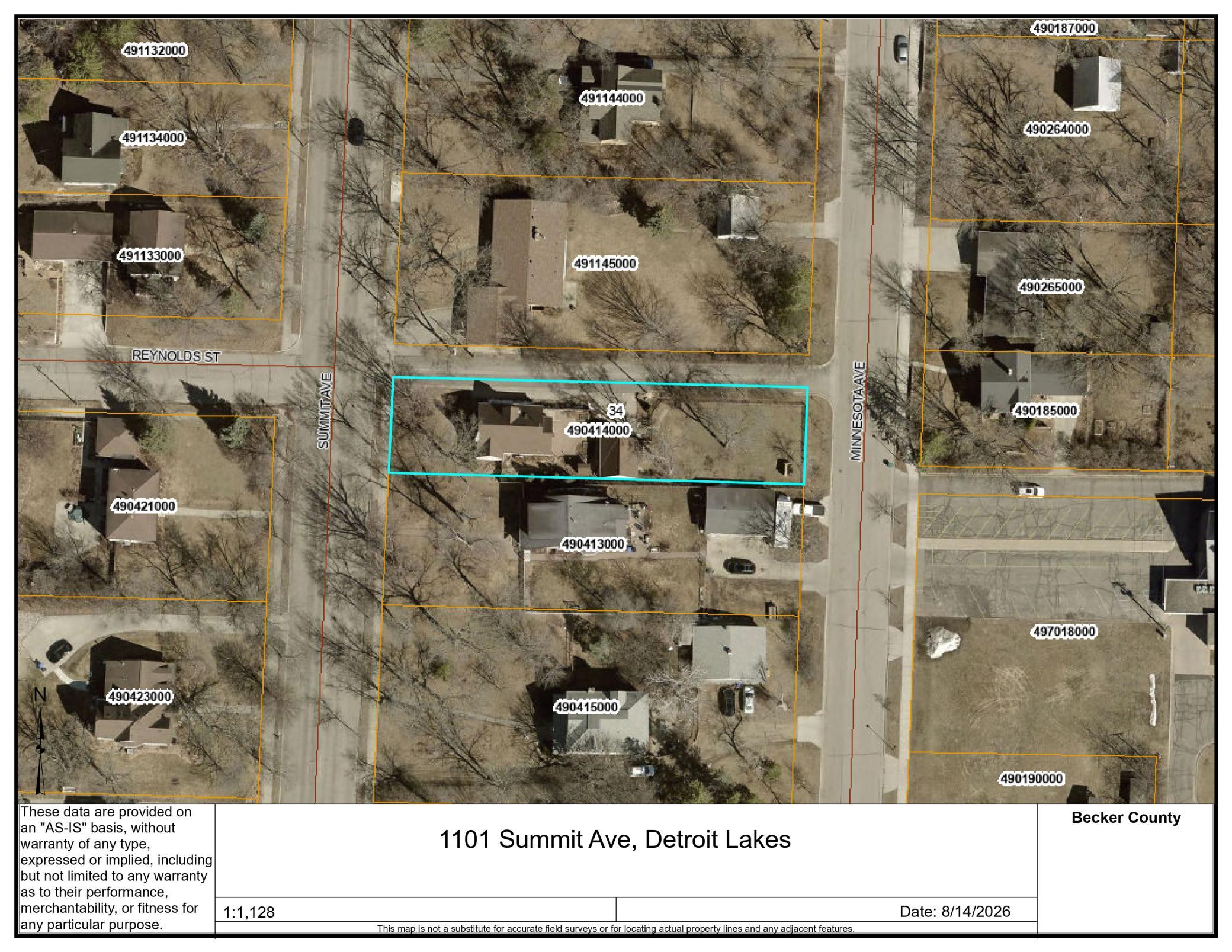 1938 single family home for sale at 1101 Summit Avenue in Detroit Lakes, MN — 4 bed, 3 bath (photo 74 of 74)