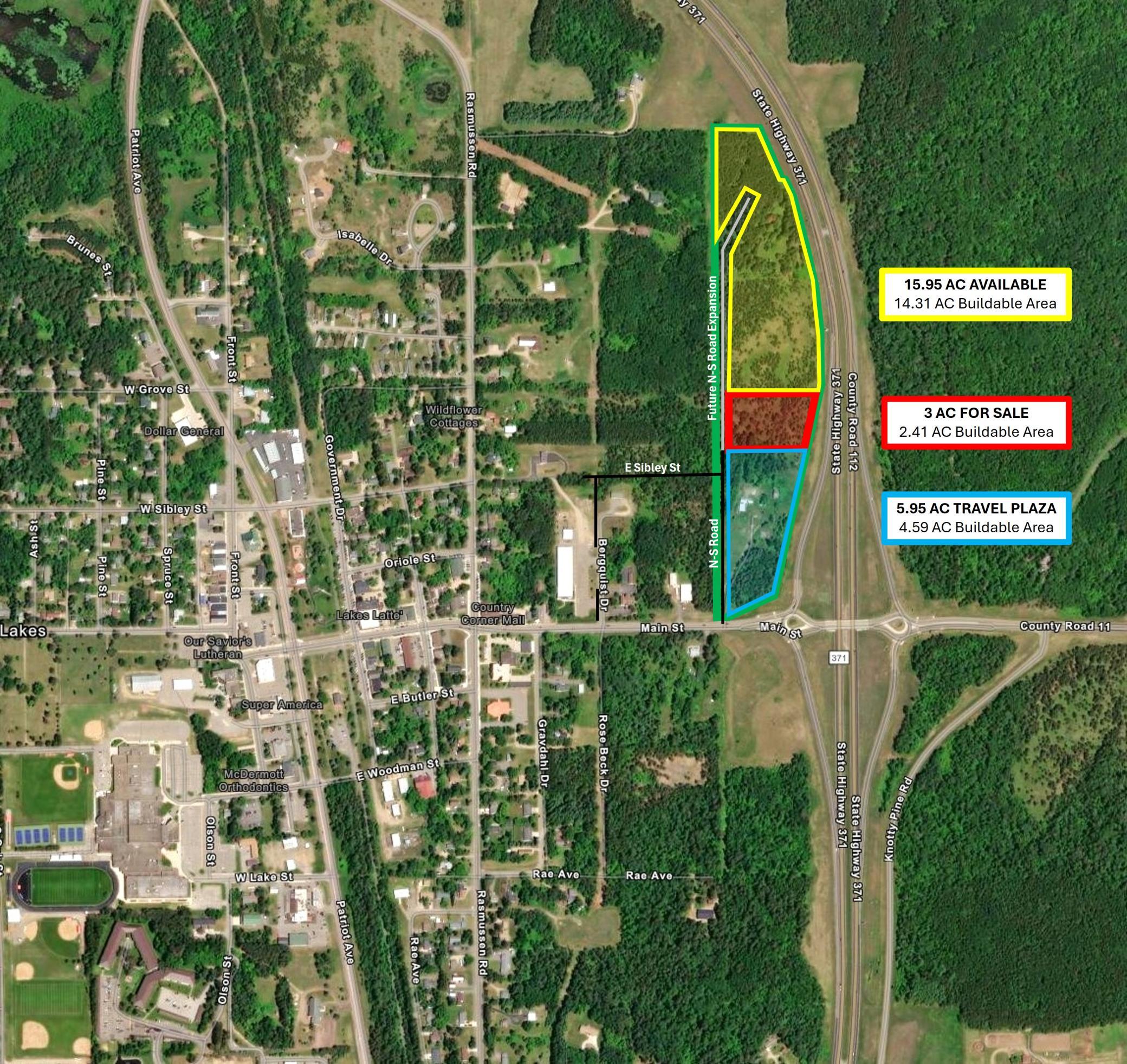 land for sale at 3 AC Hwy 371 in Pequot Lakes, MN (photo 2 of 11)