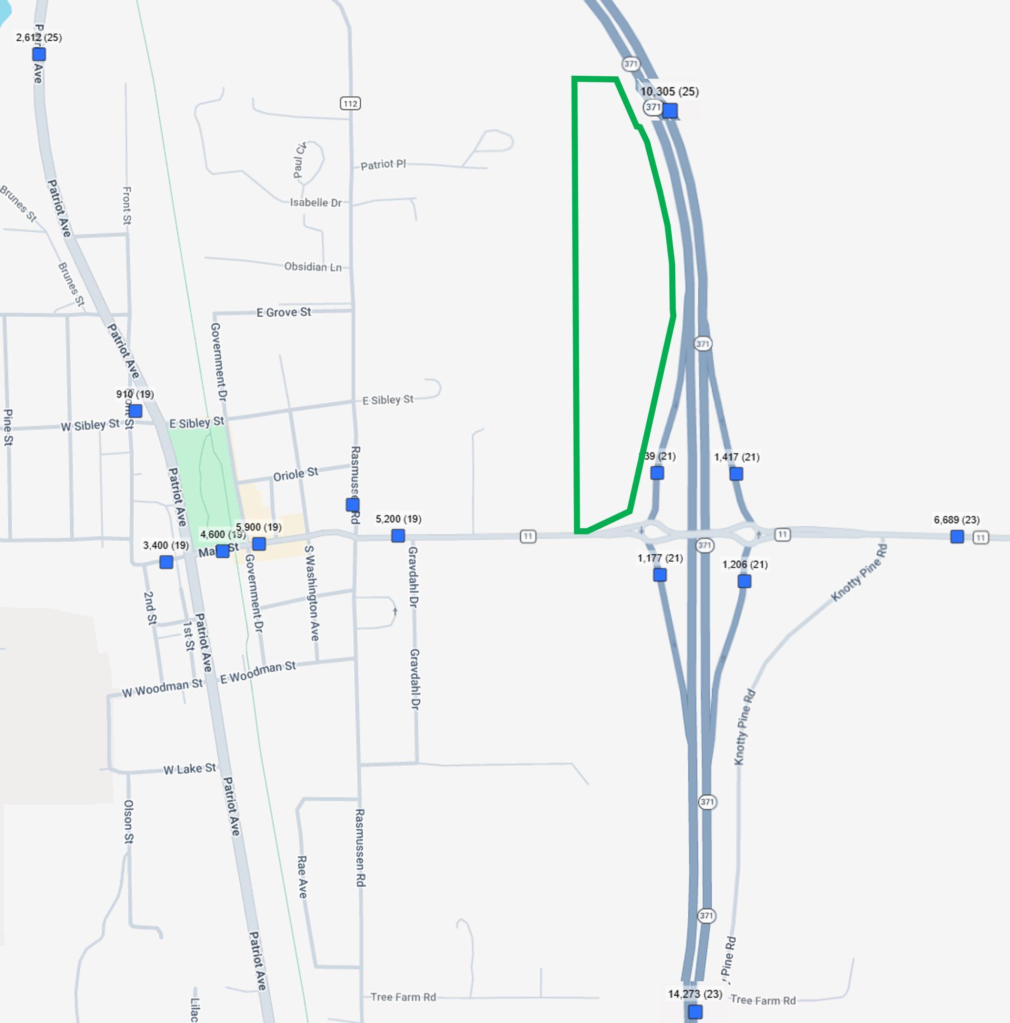 land for sale at 3 AC Hwy 371 in Pequot Lakes, MN (photo 11 of 11)