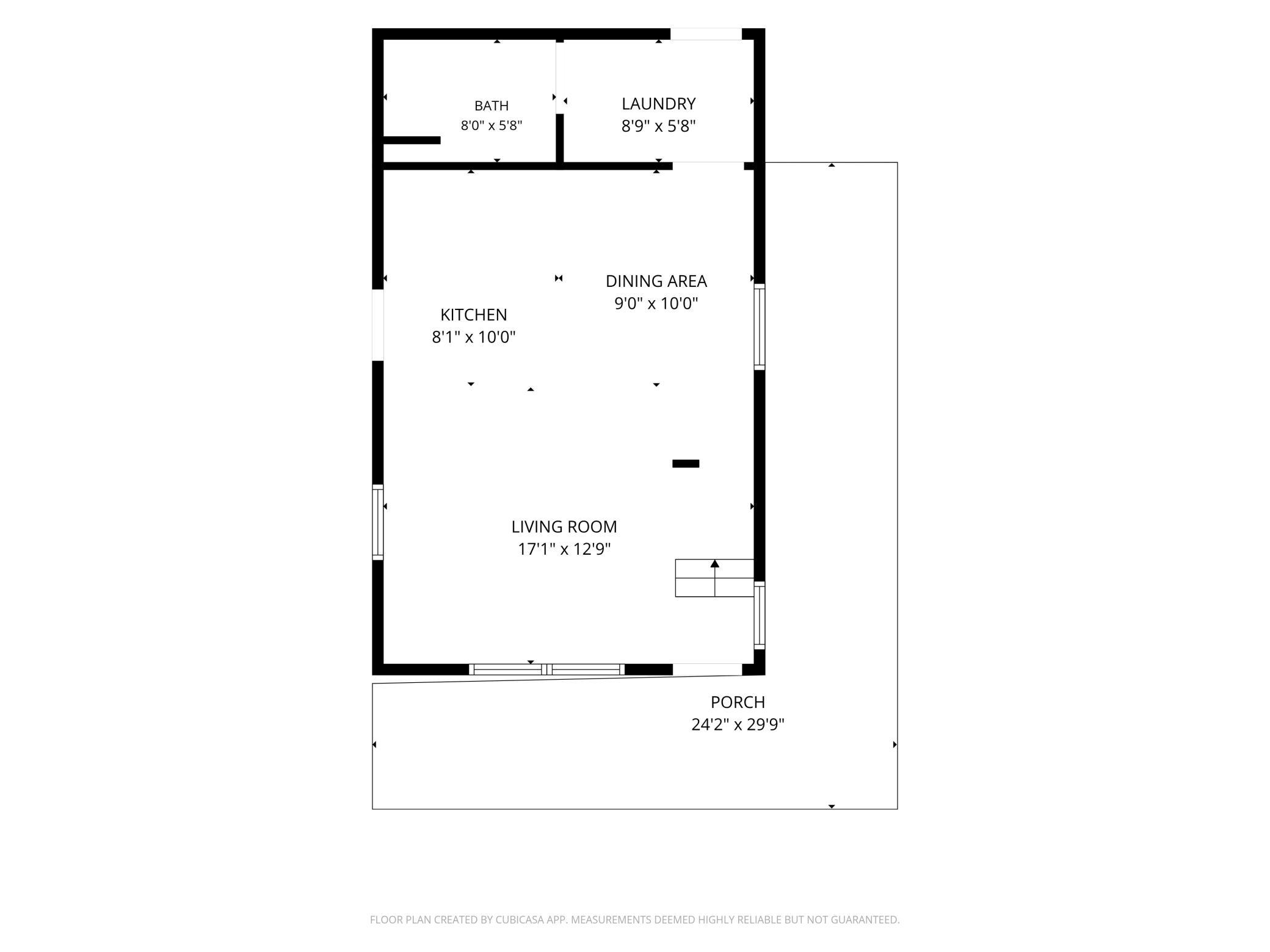 1930 single family home for sale at 217 Ives Street in Buxton, ND — 1 bed, 1 bath (photo 3 of 16)