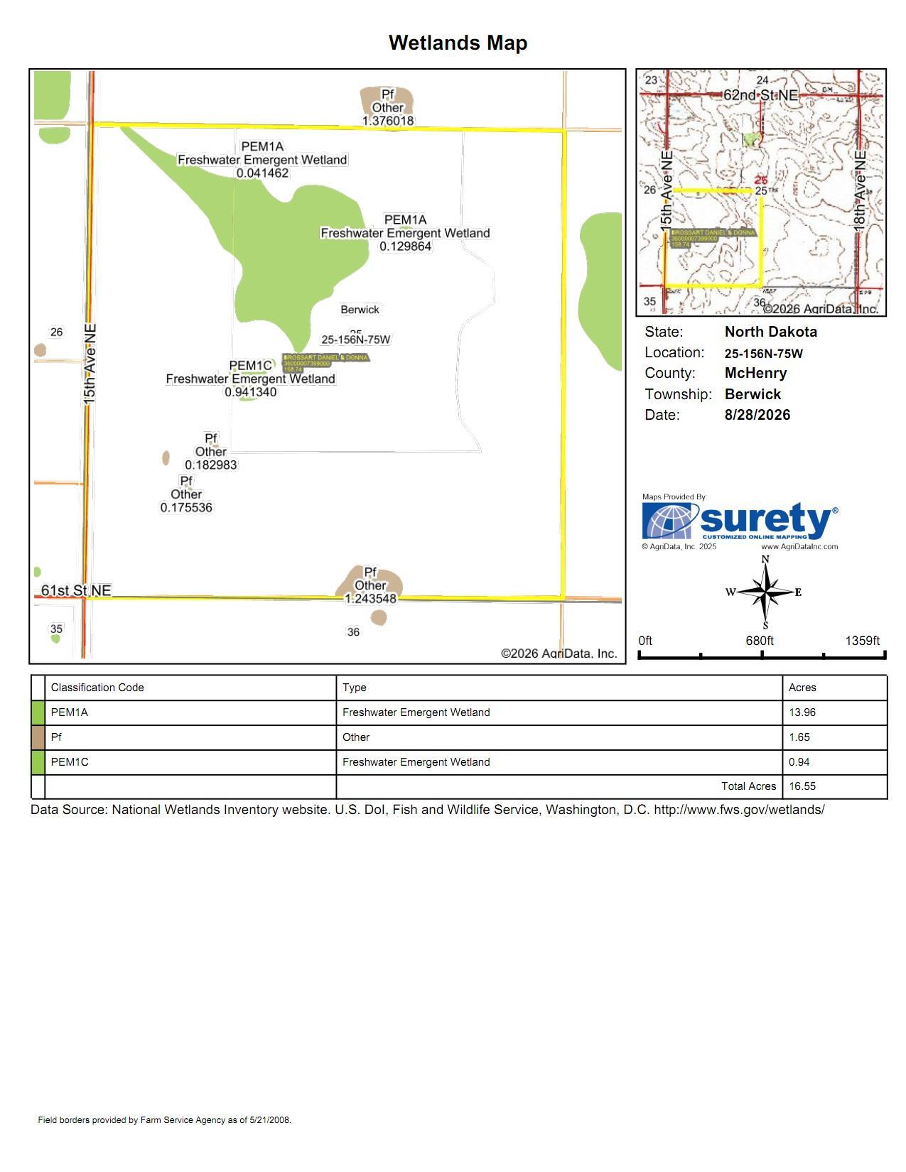 land for sale at TBD 15 Ave NE Lot 2 in Berwick, ND (photo 25 of 25)