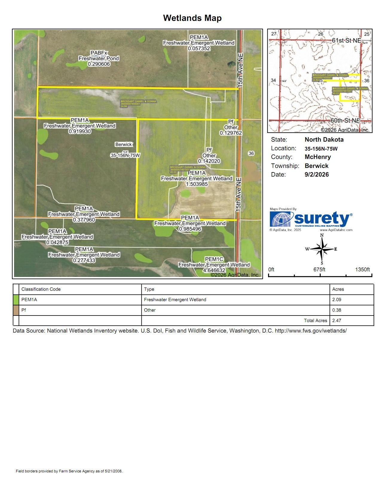 land for sale at TBD 15 Ave NE Lot 3 in Berwick, ND (photo 21 of 21)