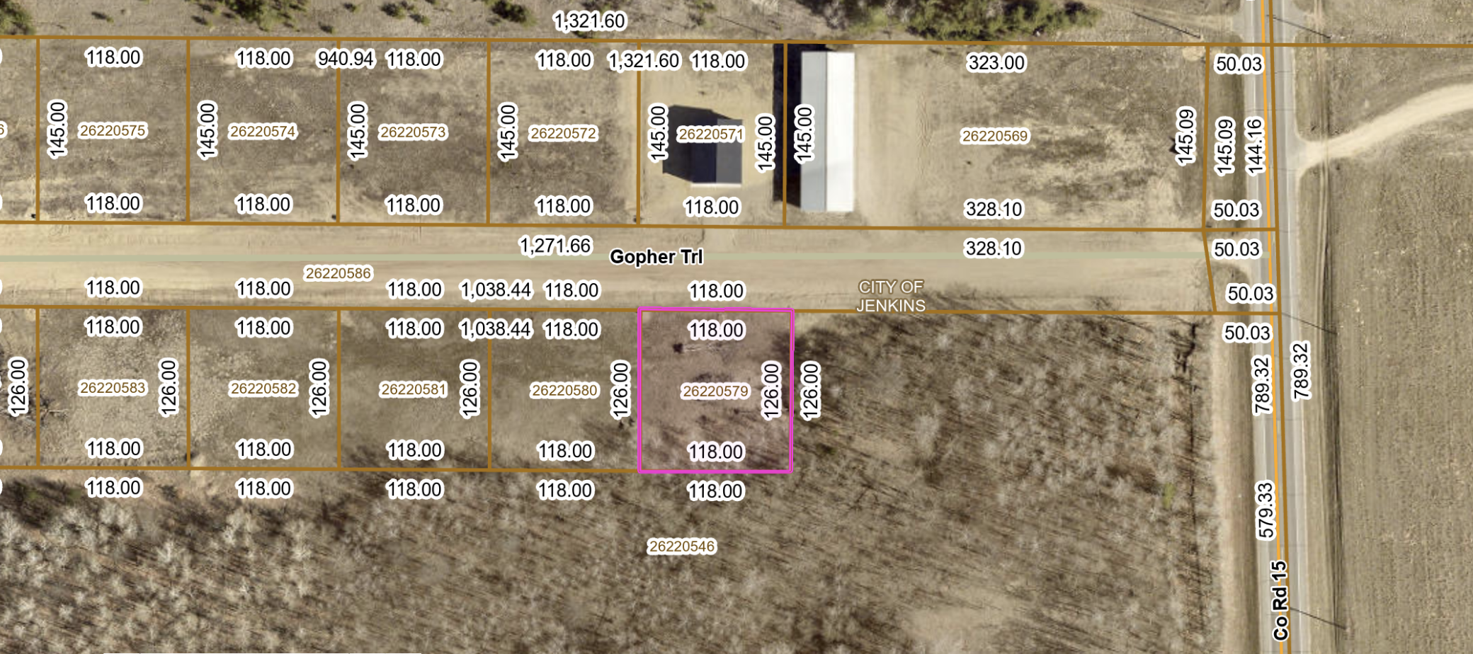 land for sale at 3165 Gopher Trail in Jenkins, MN (photo 6 of 6)