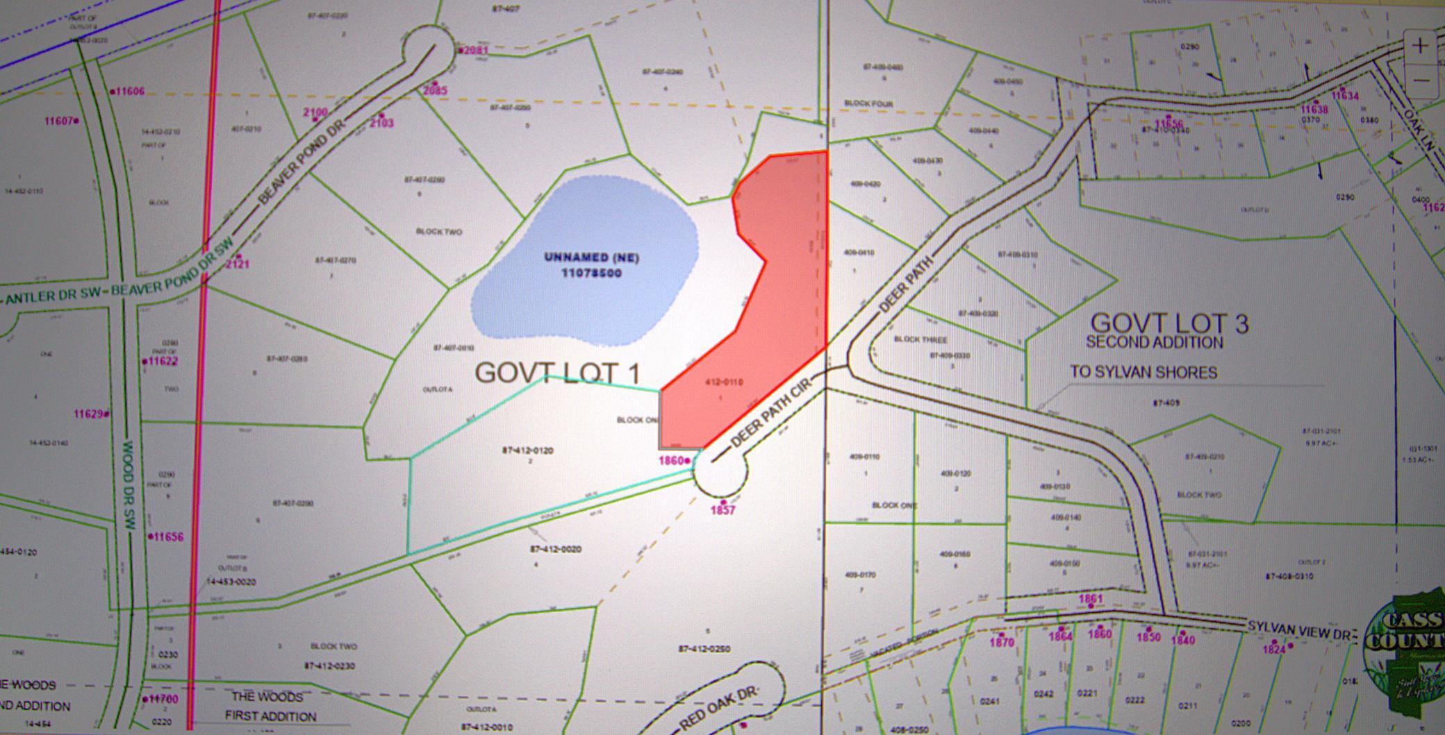 land for sale at L1, B1 Deer Path Circle in East Gull Lake, MN (photo 2 of 4)