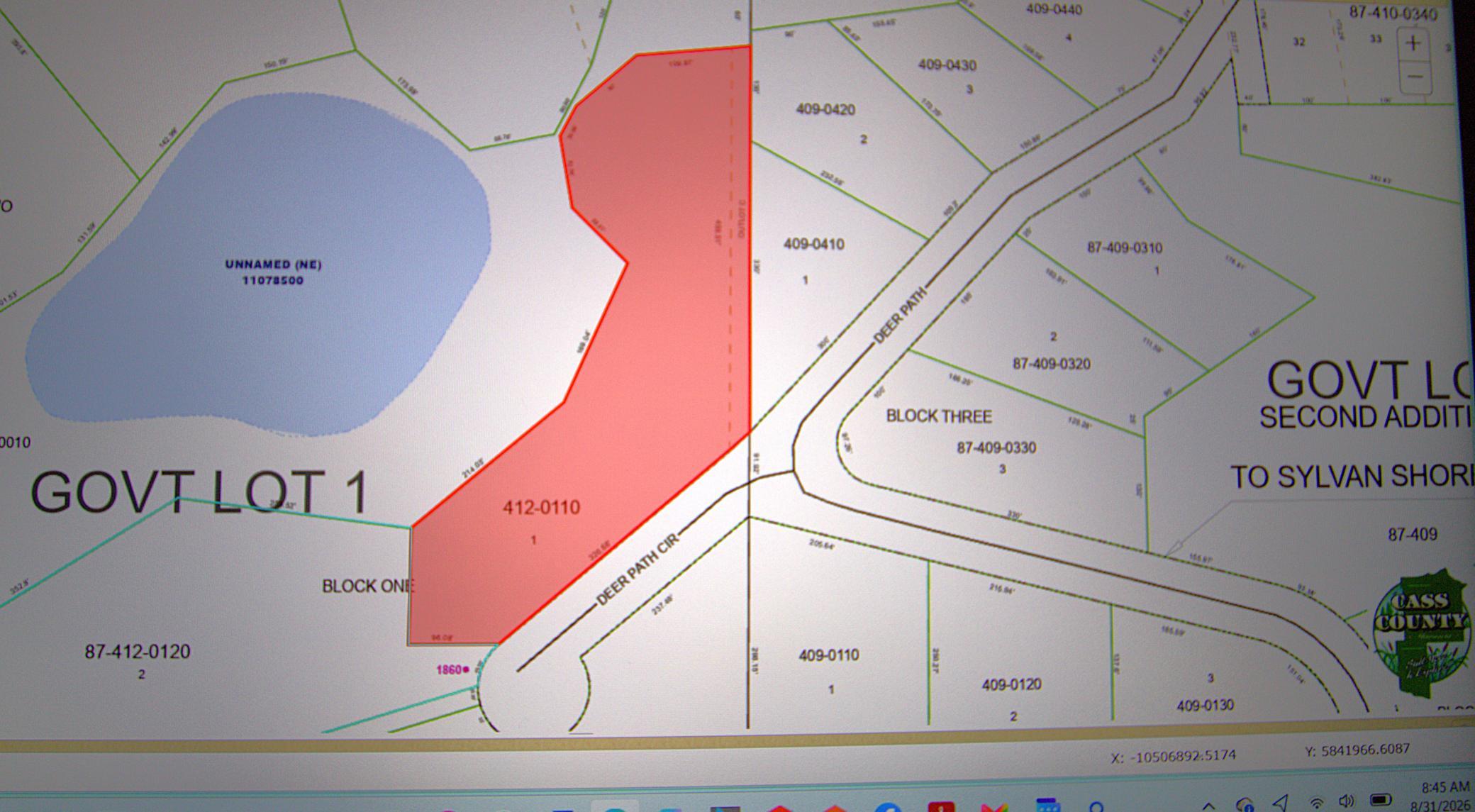 land for sale at L1, B1 Deer Path Circle in East Gull Lake, MN (photo 3 of 4)