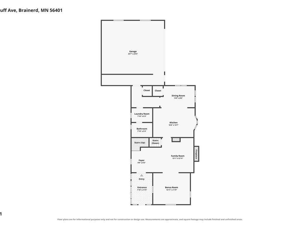 1910 single family home for sale at 905 Bluff Avenue in Brainerd, MN — 3 bed, 2 bath (photo 57 of 60)