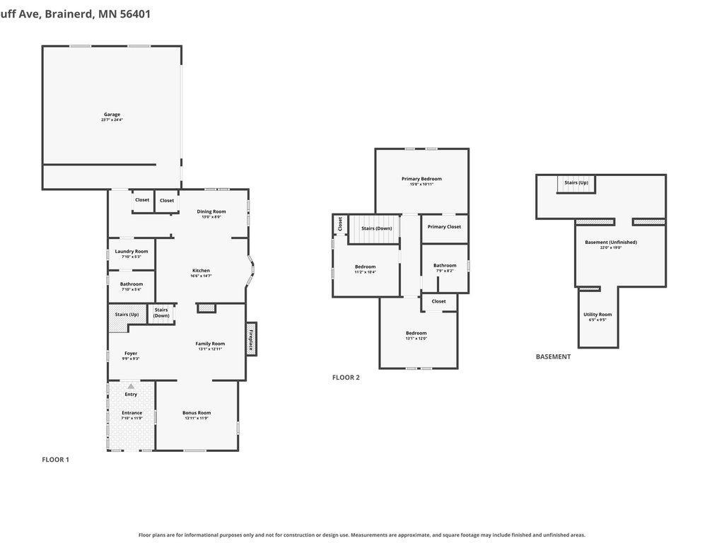 1910 single family home for sale at 905 Bluff Avenue in Brainerd, MN — 3 bed, 2 bath (photo 60 of 60)
