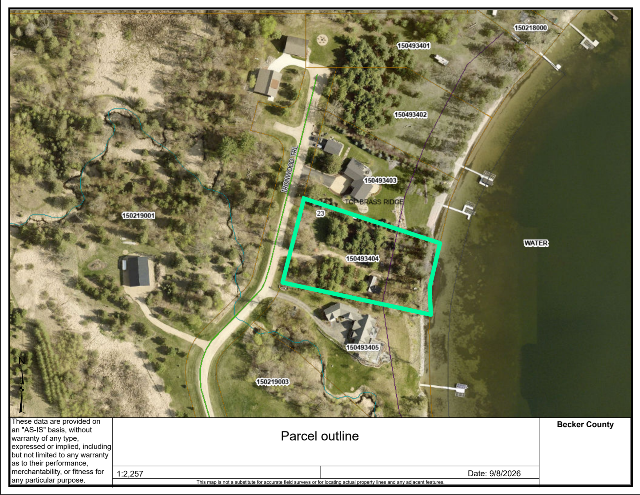 2021 single family home for sale at 39441 Ironwood Trail in Frazee, MN — 1 bed, 1 bath (photo 63 of 65)