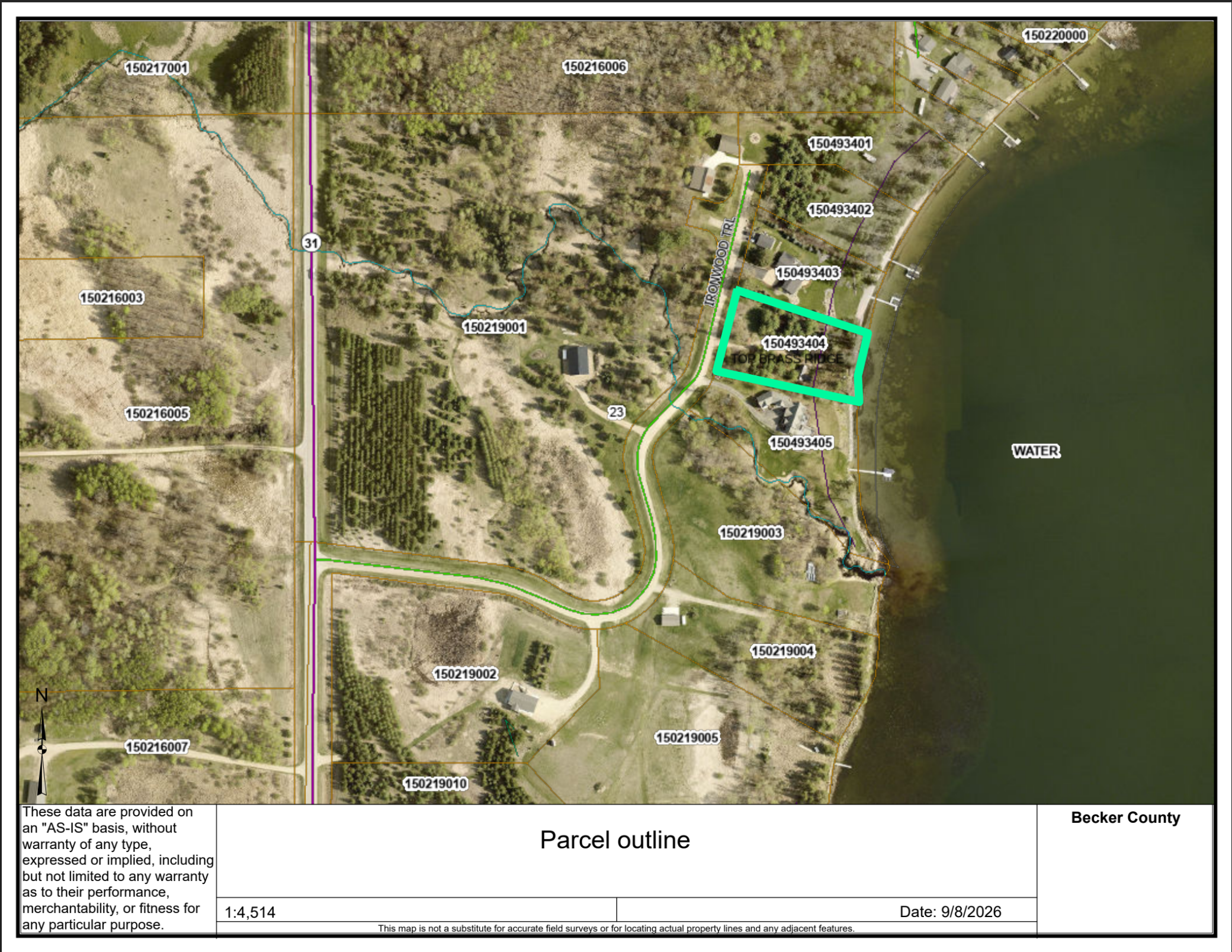 2021 single family home for sale at 39441 Ironwood Trail in Frazee, MN — 1 bed, 1 bath (photo 64 of 65)