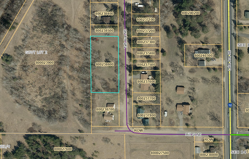land for sale at TBD Taft Avenue NE in Bemidji, MN