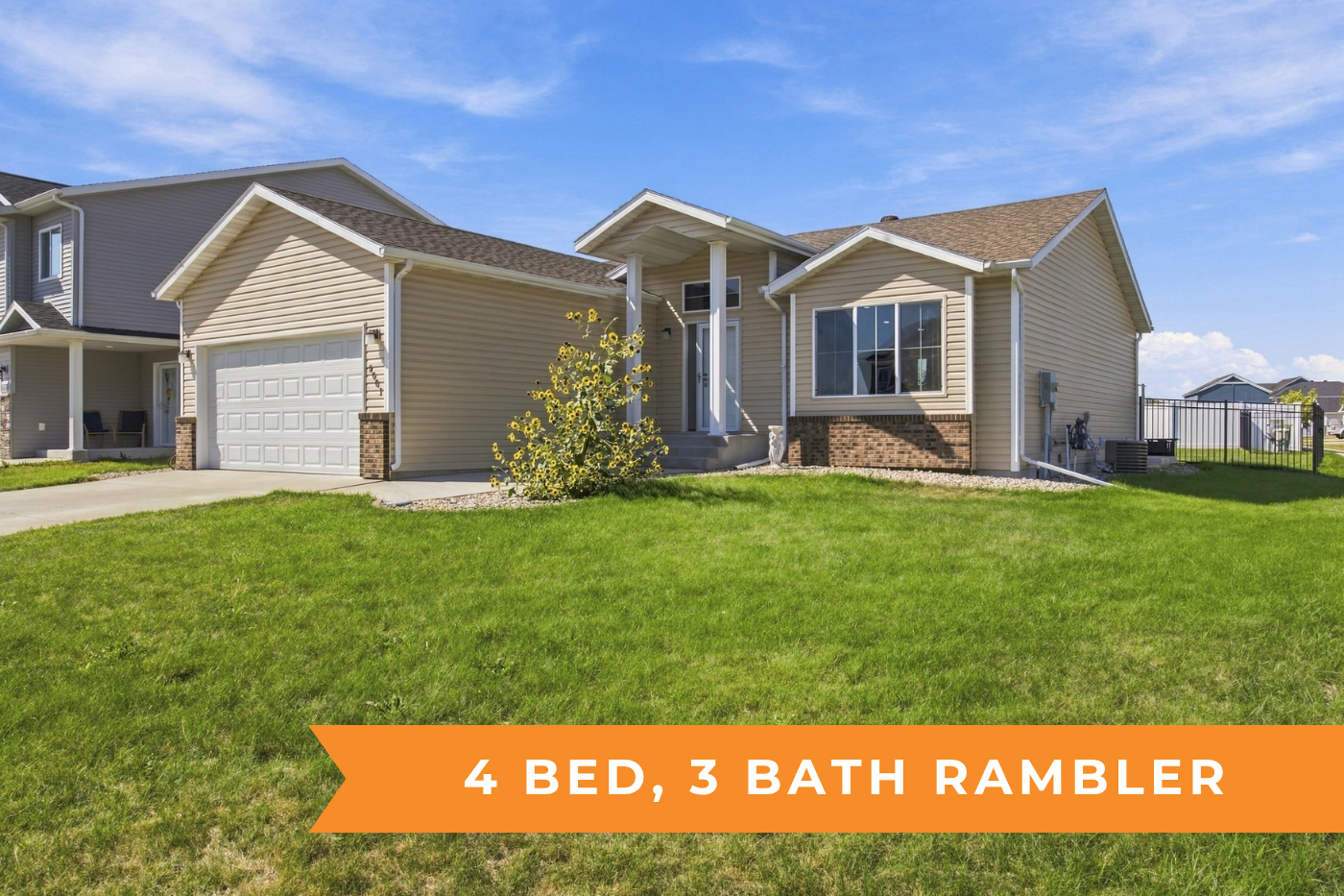 2016 single family home for sale at 6001 59 Street S in Fargo, ND — 4 bed, 3 bath