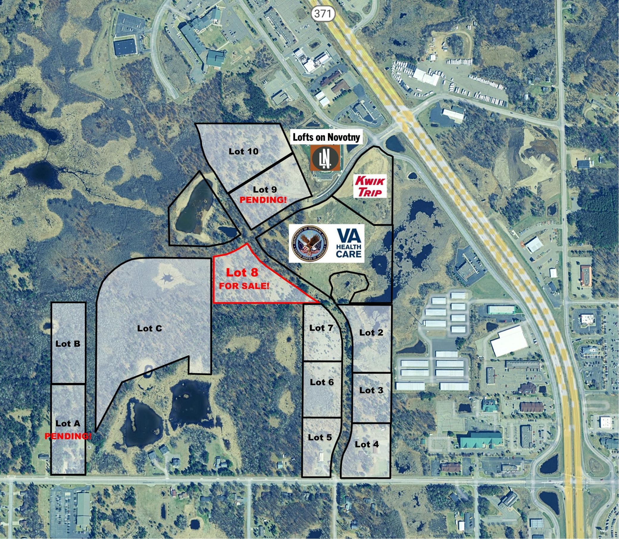 land for sale at Lot 8 Novotny Road in Baxter, MN