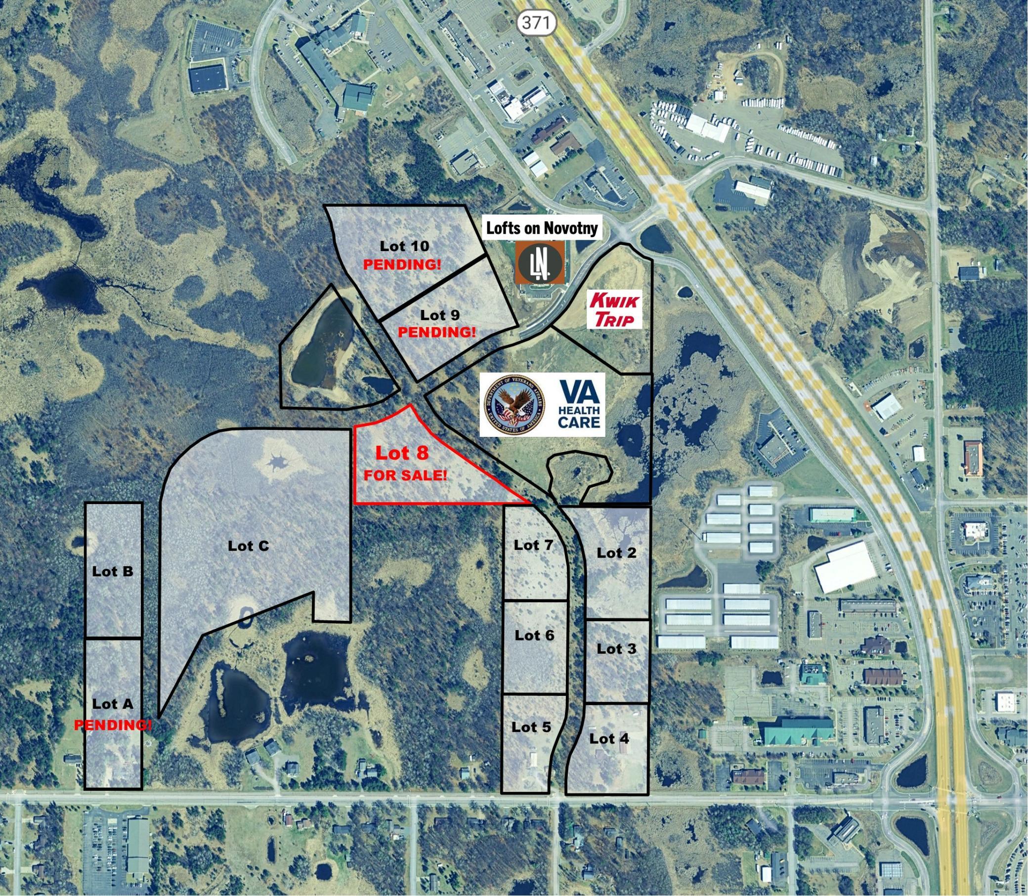 land for sale at Lot 8 Novotny Road in Baxter, MN