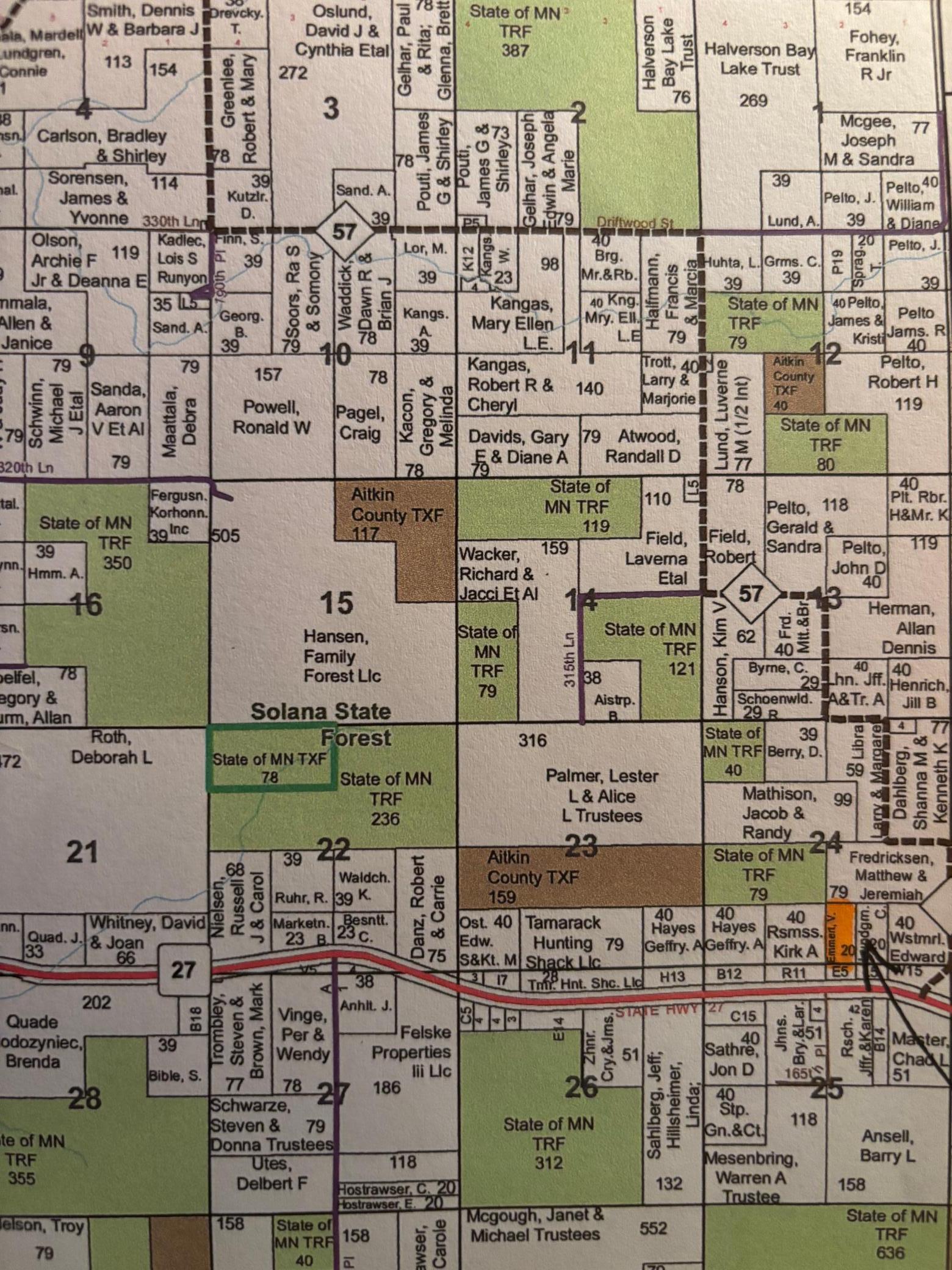 land for sale at XXXX State Hwy 27 in Sturgeon Lake, MN (photo 15 of 19)