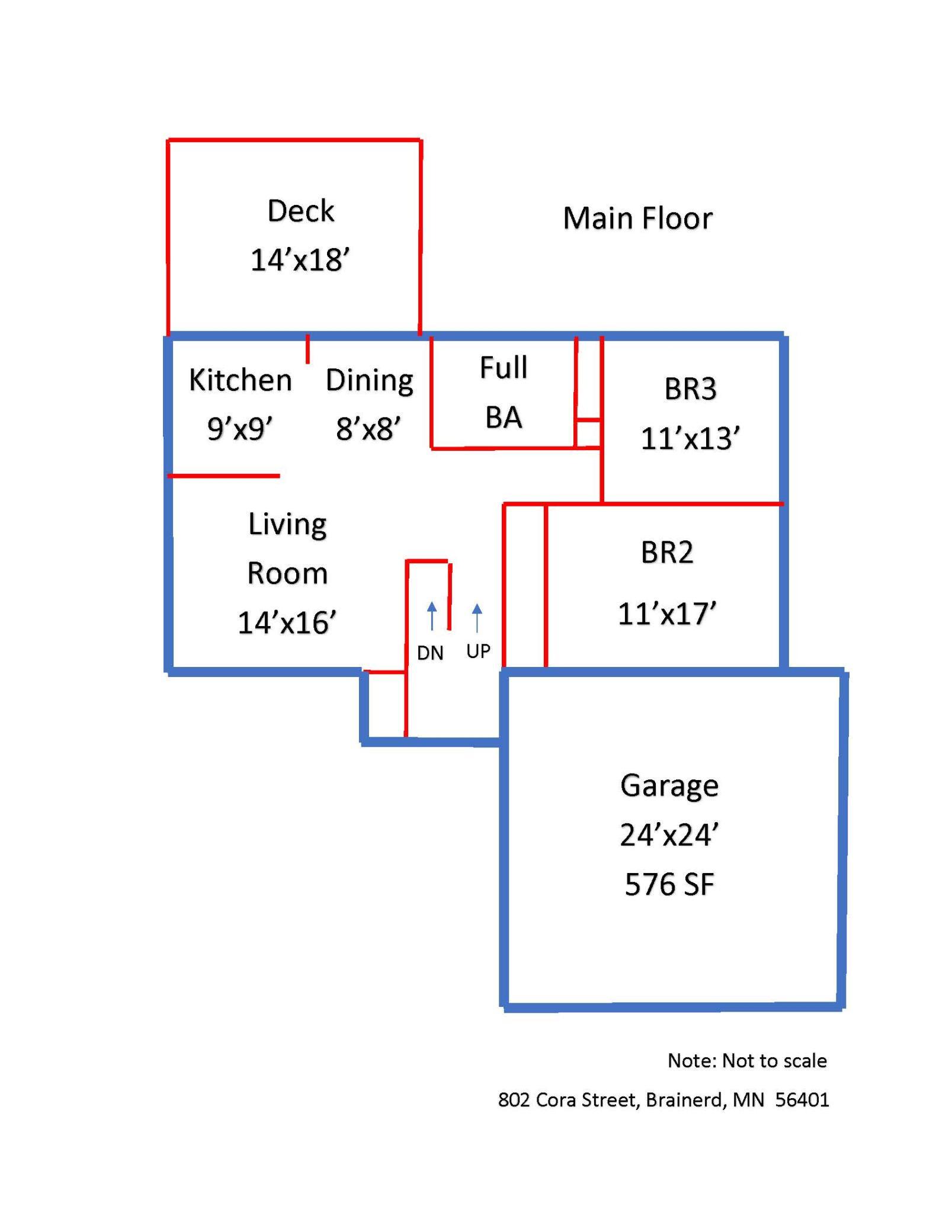 2002 single family home for sale at 802 Cora Street in Brainerd, MN — 3 bed, 2 bath (photo 26 of 28)