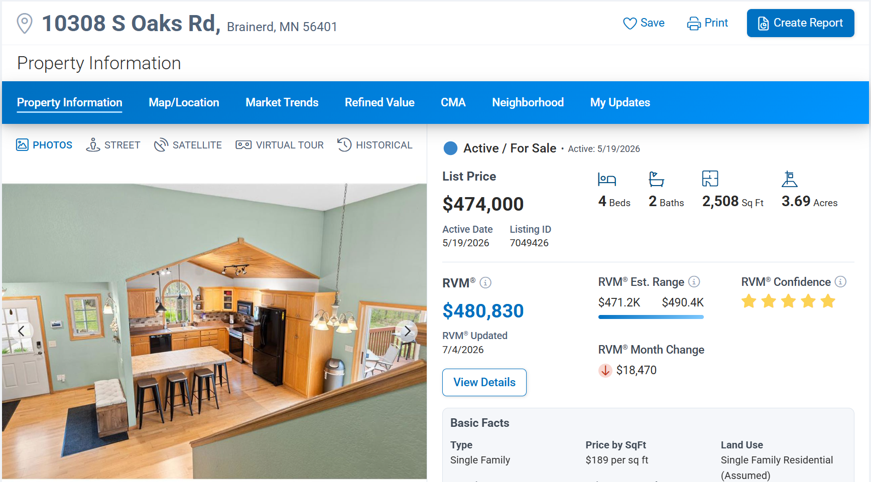 2001 single family home for sale at 10308 S Oaks Road in Brainerd, MN — 4 bed, 2 bath (photo 36 of 40)