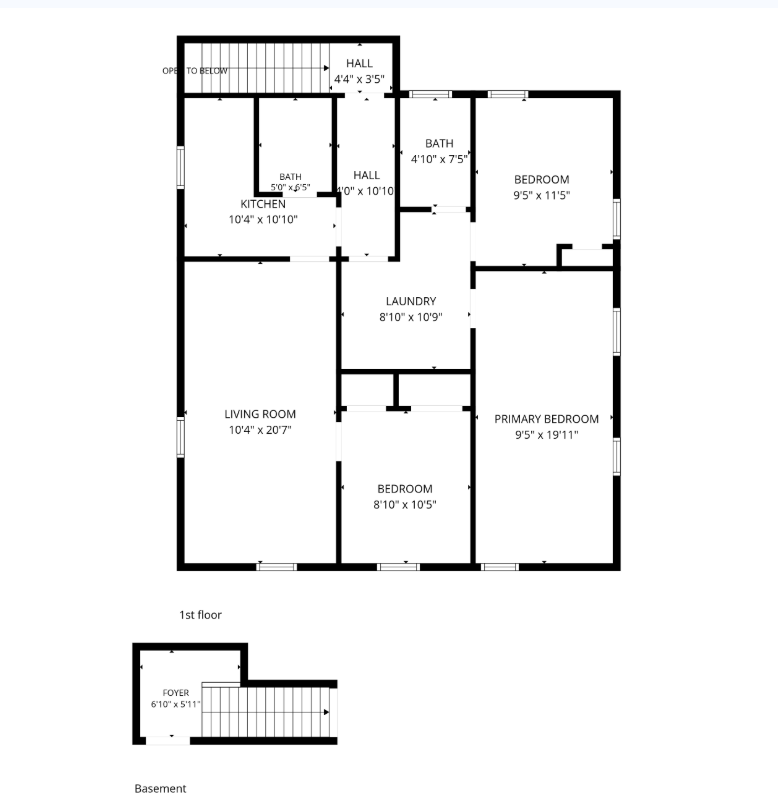 1930 duplex for sale at 708 2nd Street NW in Aitkin, MN — 5 bed, 4 bath (photo 4 of 30)