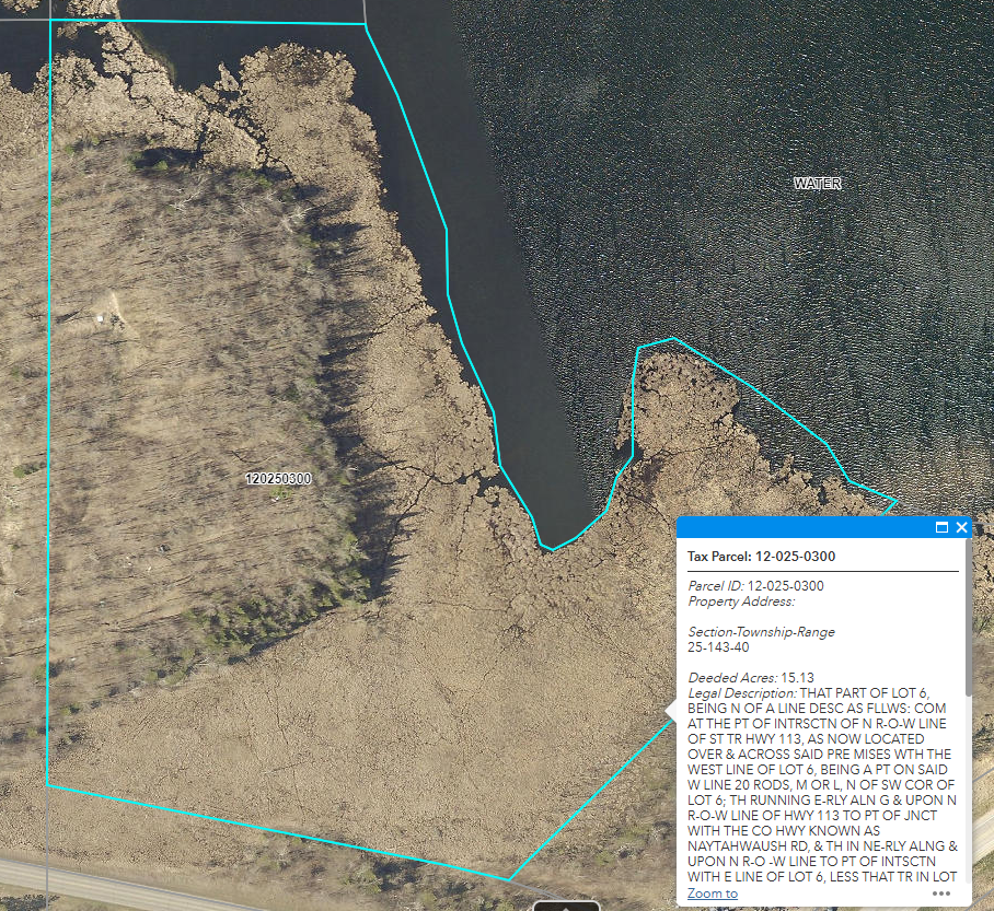 land for sale at TBD St Hwy 113 in Waubun, MN (photo 6 of 6)