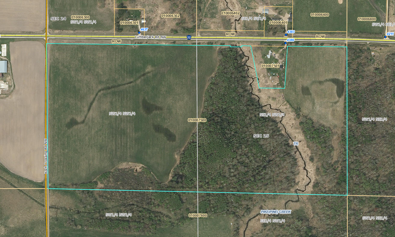 land for sale at TBD Lumberjack Road NW in Puposky, MN