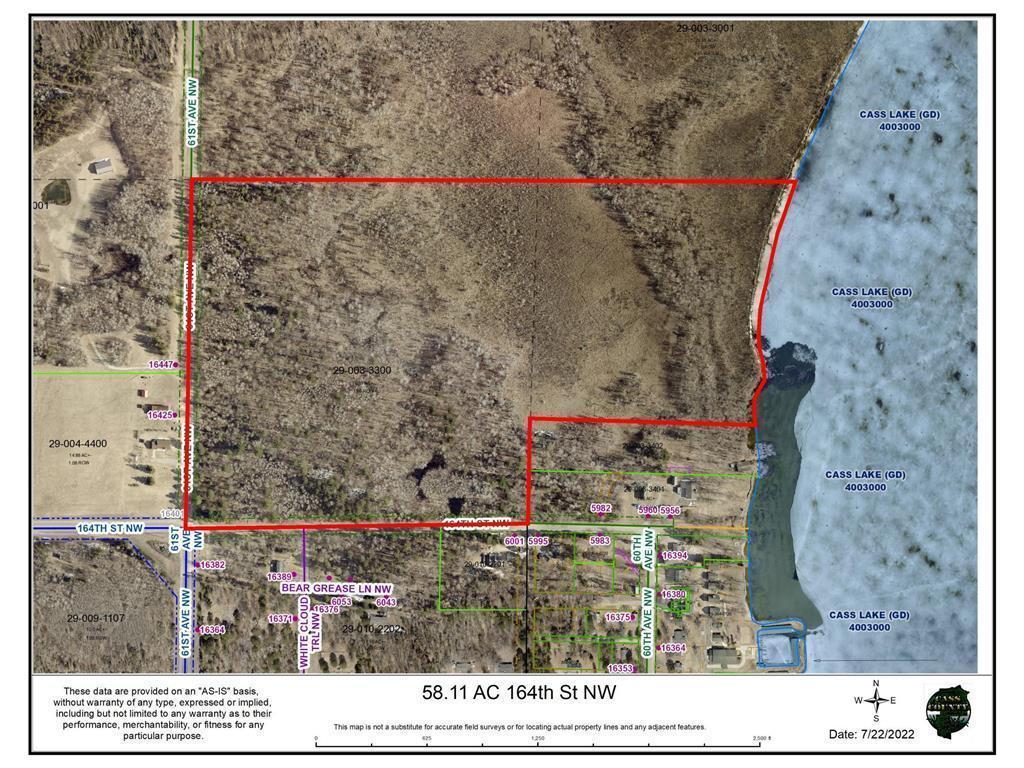 land for sale at 58.11 AC 164th Street in Cass Lake, MN (photo 2 of 52)