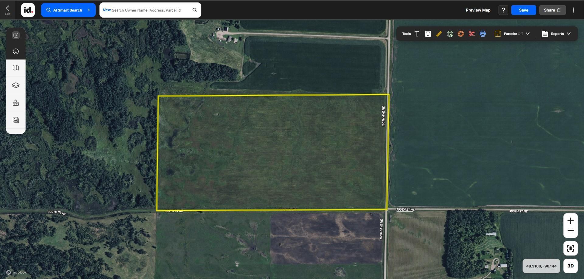 land for sale at TBD 160th Avenue NE in Middle River, MN