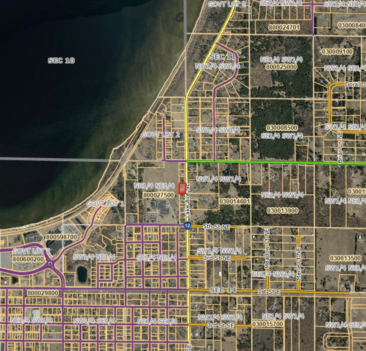 land for sale at TBD Lake Ave Avenue NE in Bemidji, MN (photo 3 of 3)
