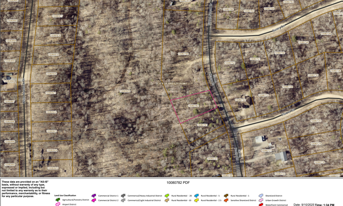 land for sale at Lot 007 Block 010 - Green Scene Drive in Breezy Point, MN (photo 4 of 4)