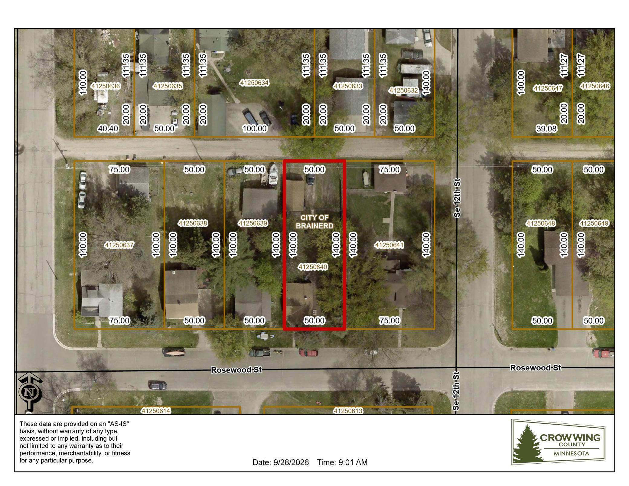1893 single family home for sale at 1115 Rosewood Street in Brainerd, MN — 2 bed, 1 bath (photo 6 of 22)