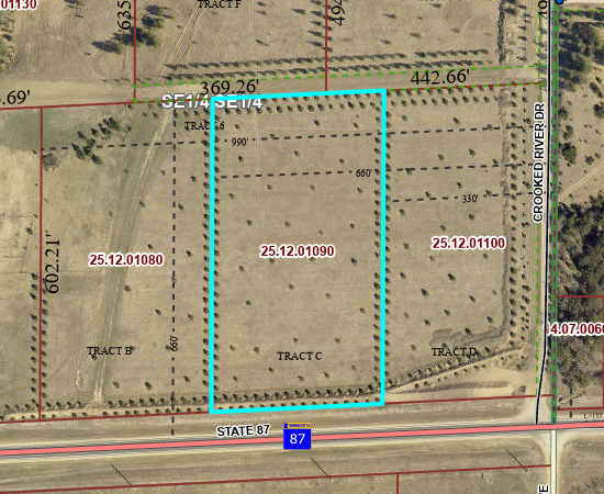 land for sale at TBD Crooked River Dr - Tract C in Park Rapids, MN