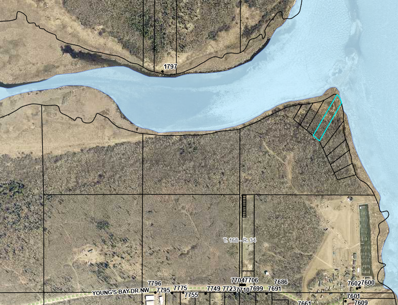 land for sale at 040 Youngs Bay Drive in Angle Inlet, MN
