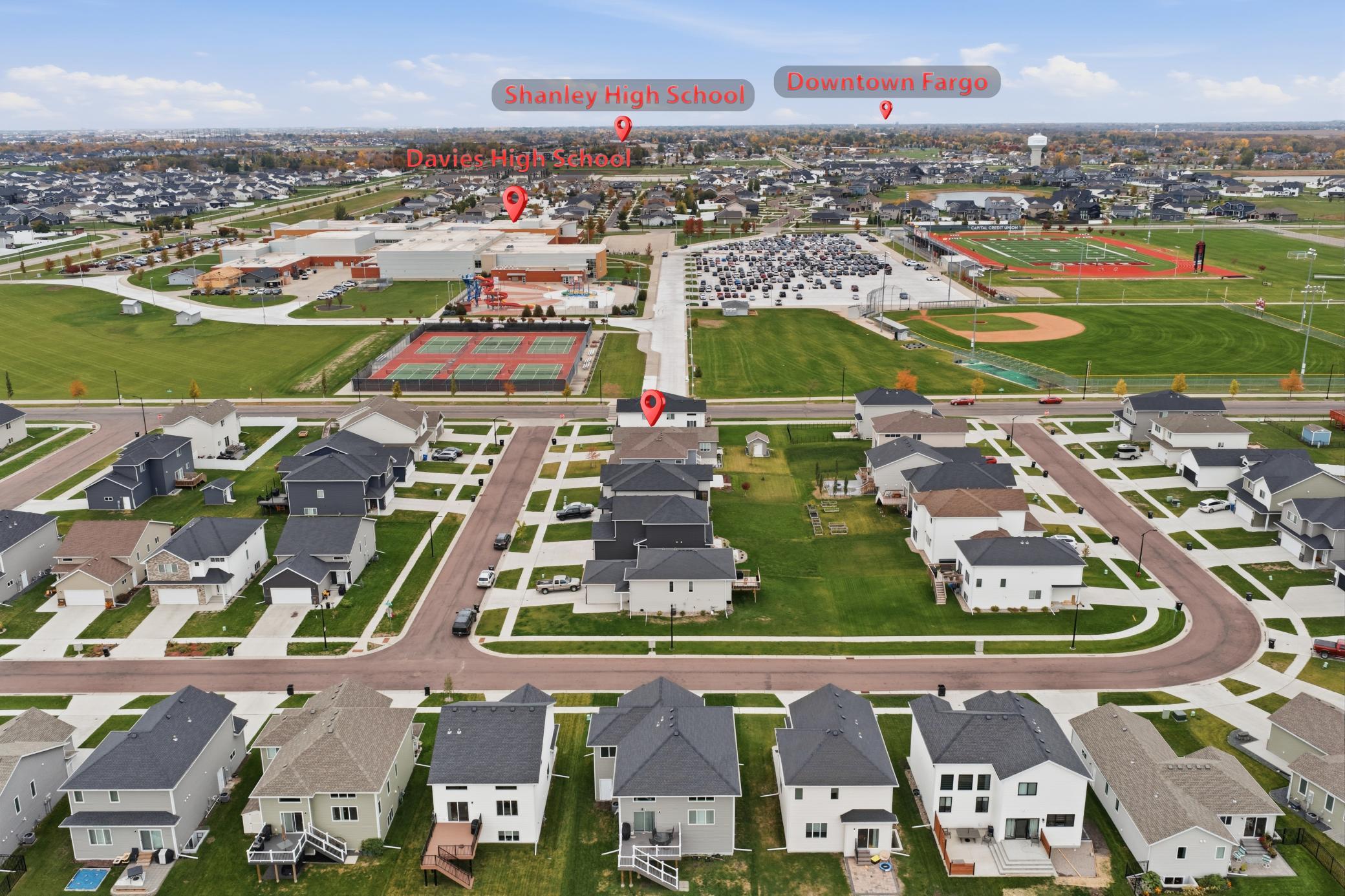 2022 single family home for sale at 7328 Aquiline Drive S in Fargo, ND — 3 bed, 3 bath (photo 60 of 64)