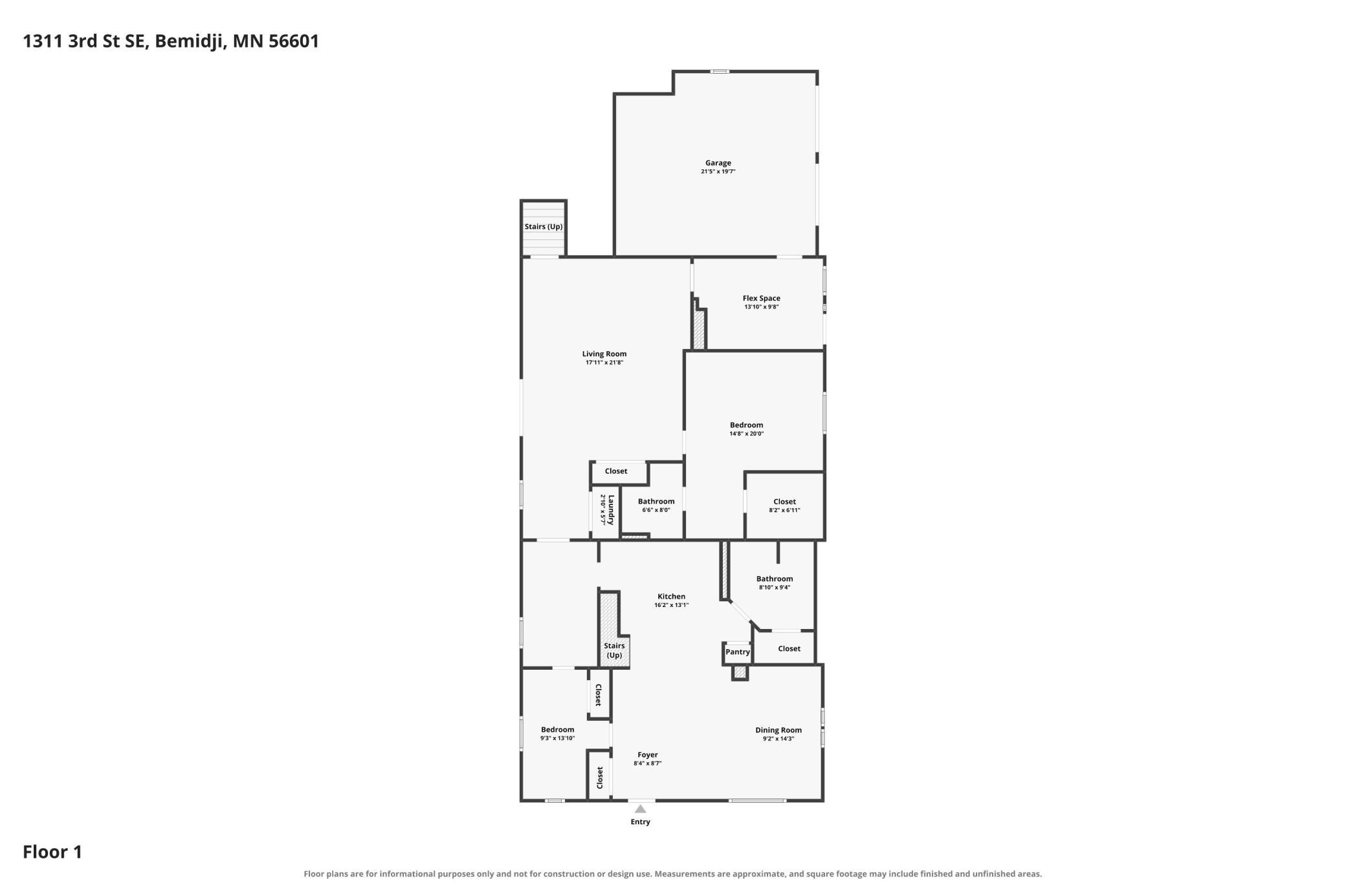 1910 single family home for sale at 1311 3rd Street SE in Bemidji, MN — 5 bed, 3 bath (photo 57 of 59)