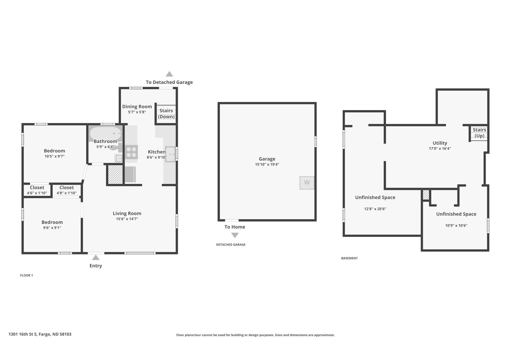 1940 single family home for sale at 1301 16th Street S in Fargo, ND — 2 bed, 1 bath (photo 27 of 27)